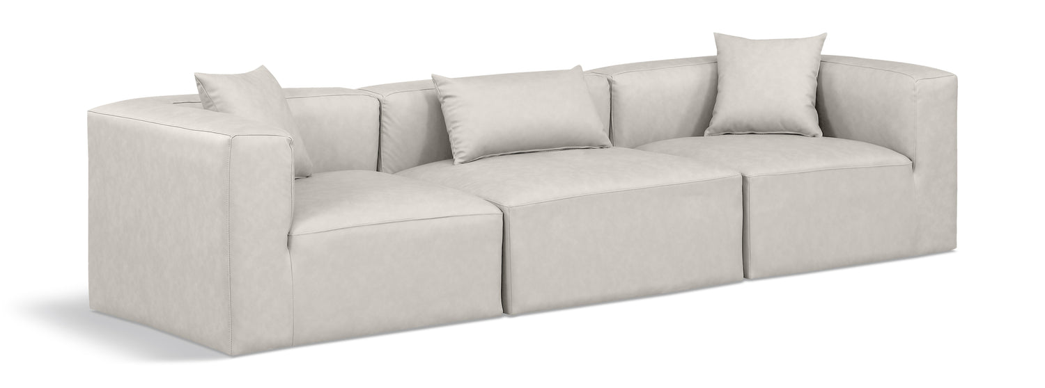 Cube Vegan Leather Modular Sofa