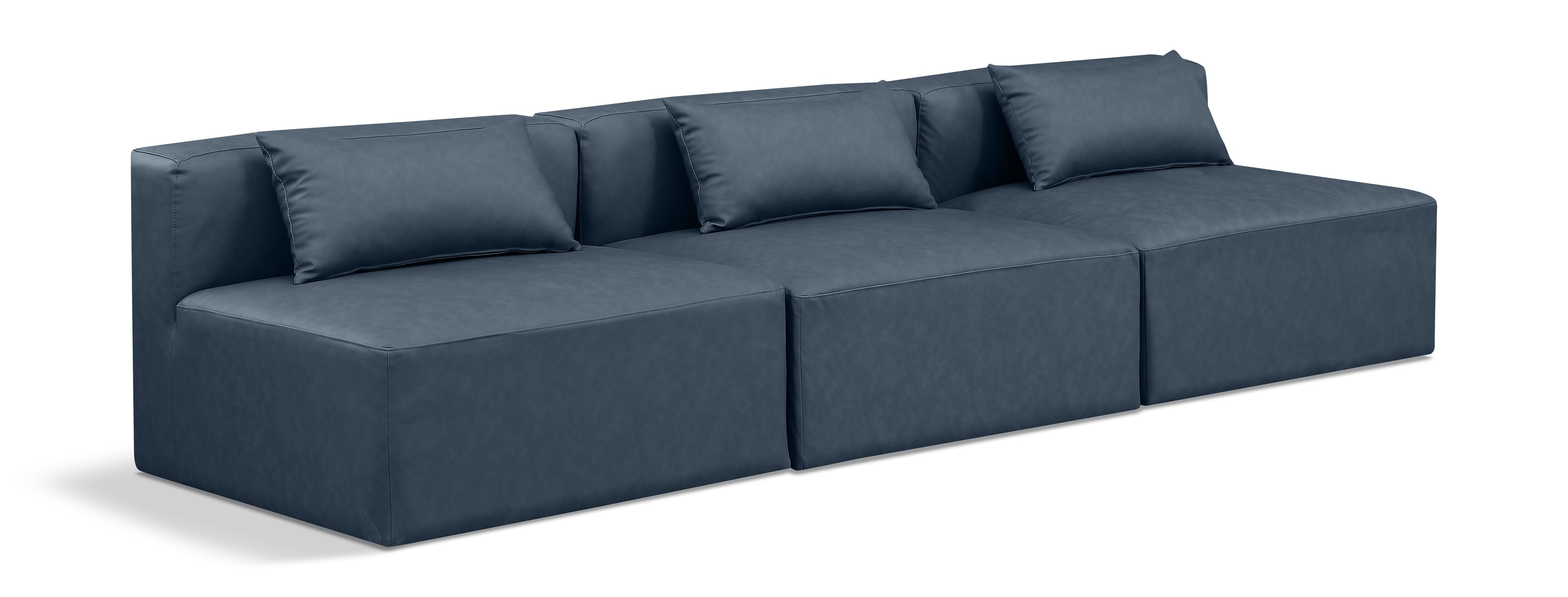 Cube Vegan Leather Modular Sofa