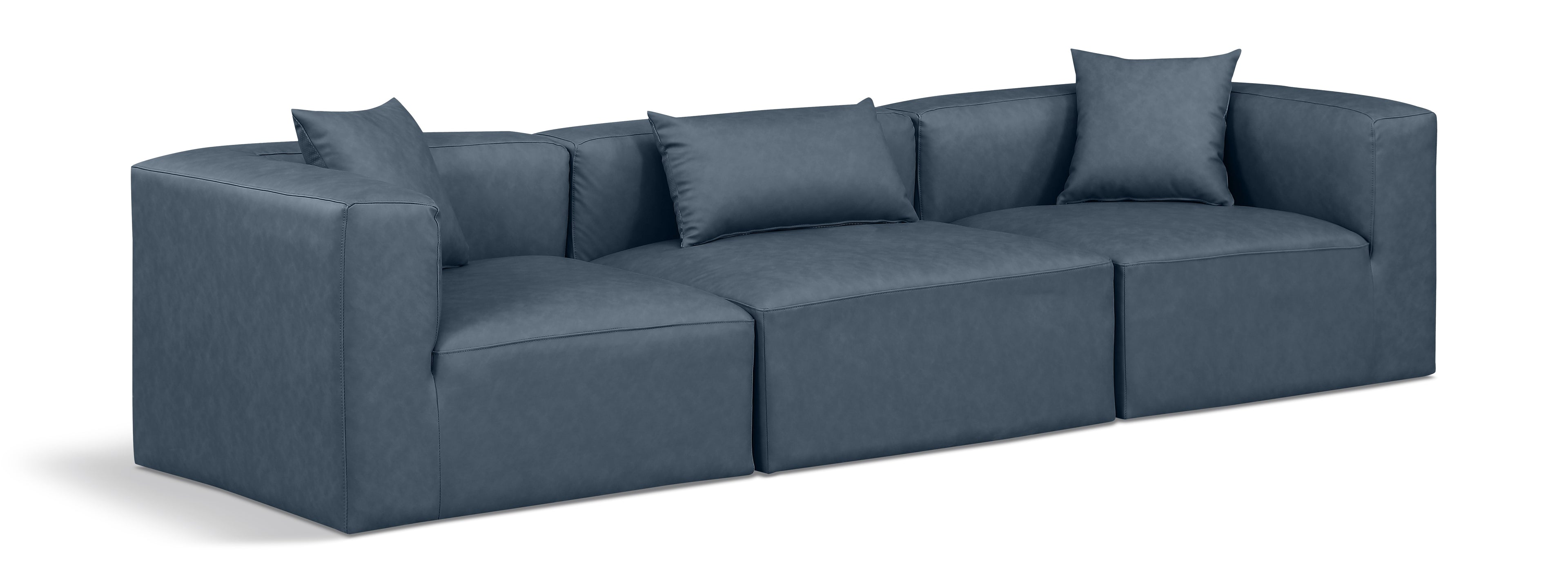 Cube Vegan Leather Modular Sofa