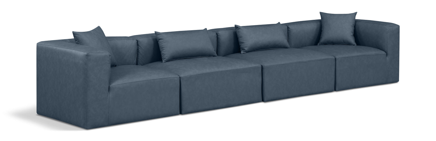 Cube Vegan Leather Modular Sofa