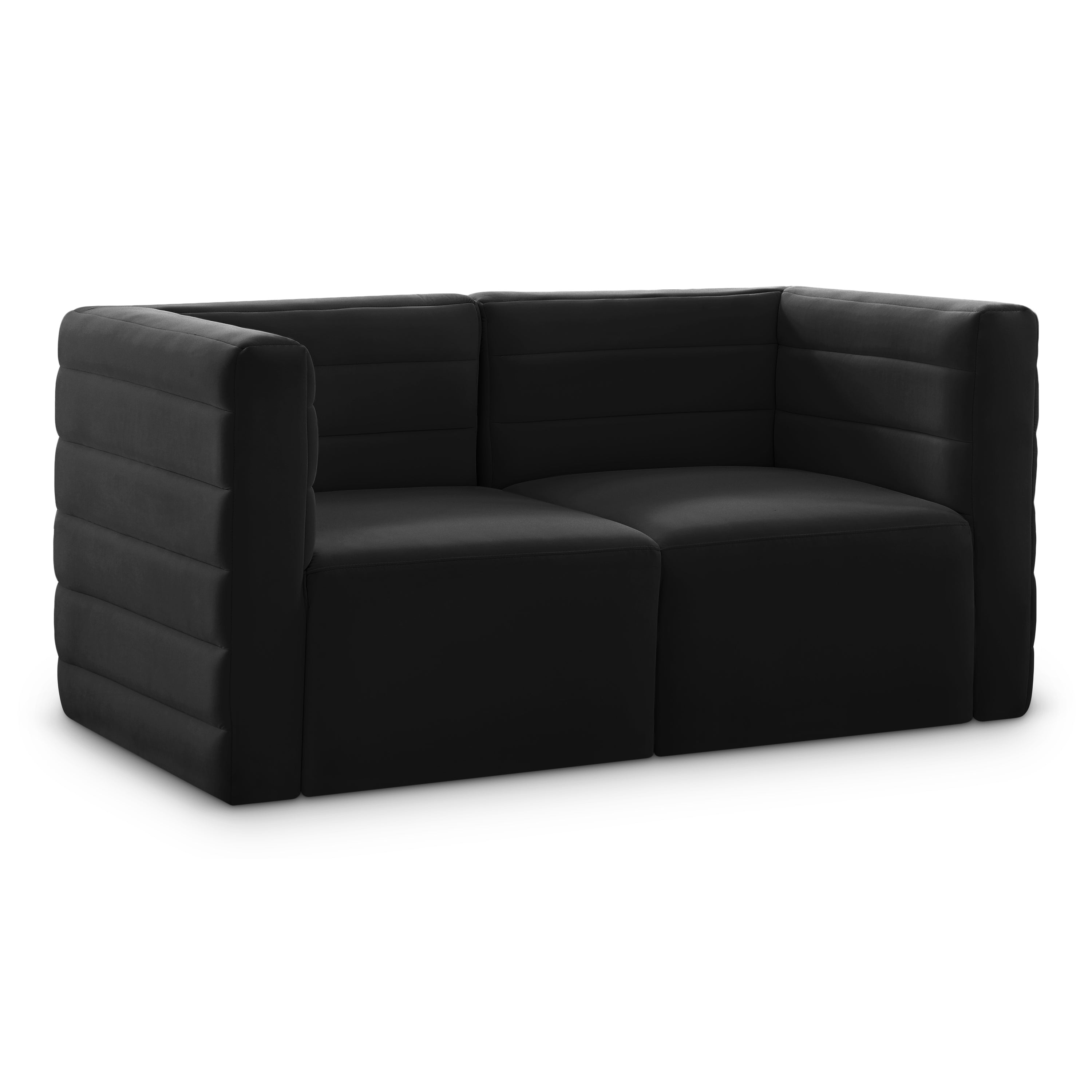 Quincy Velvet Modular Sofa