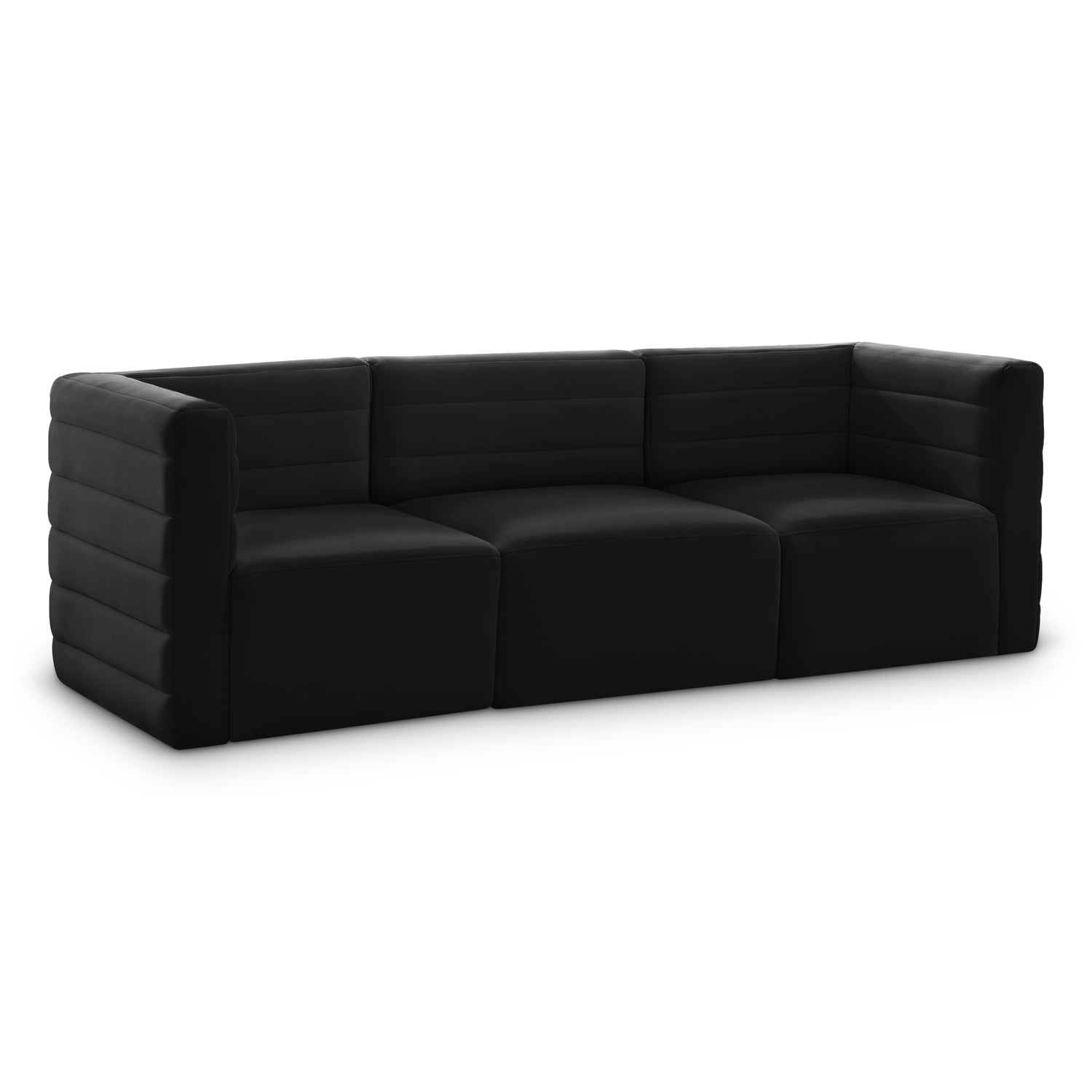 Quincy Velvet Modular Sofa