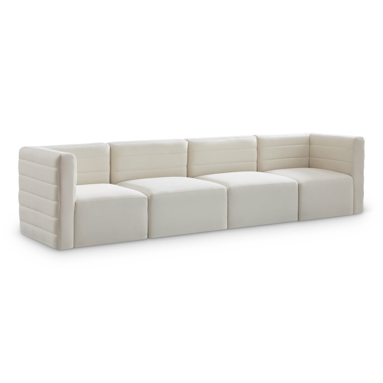 Quincy Velvet Modular Sofa