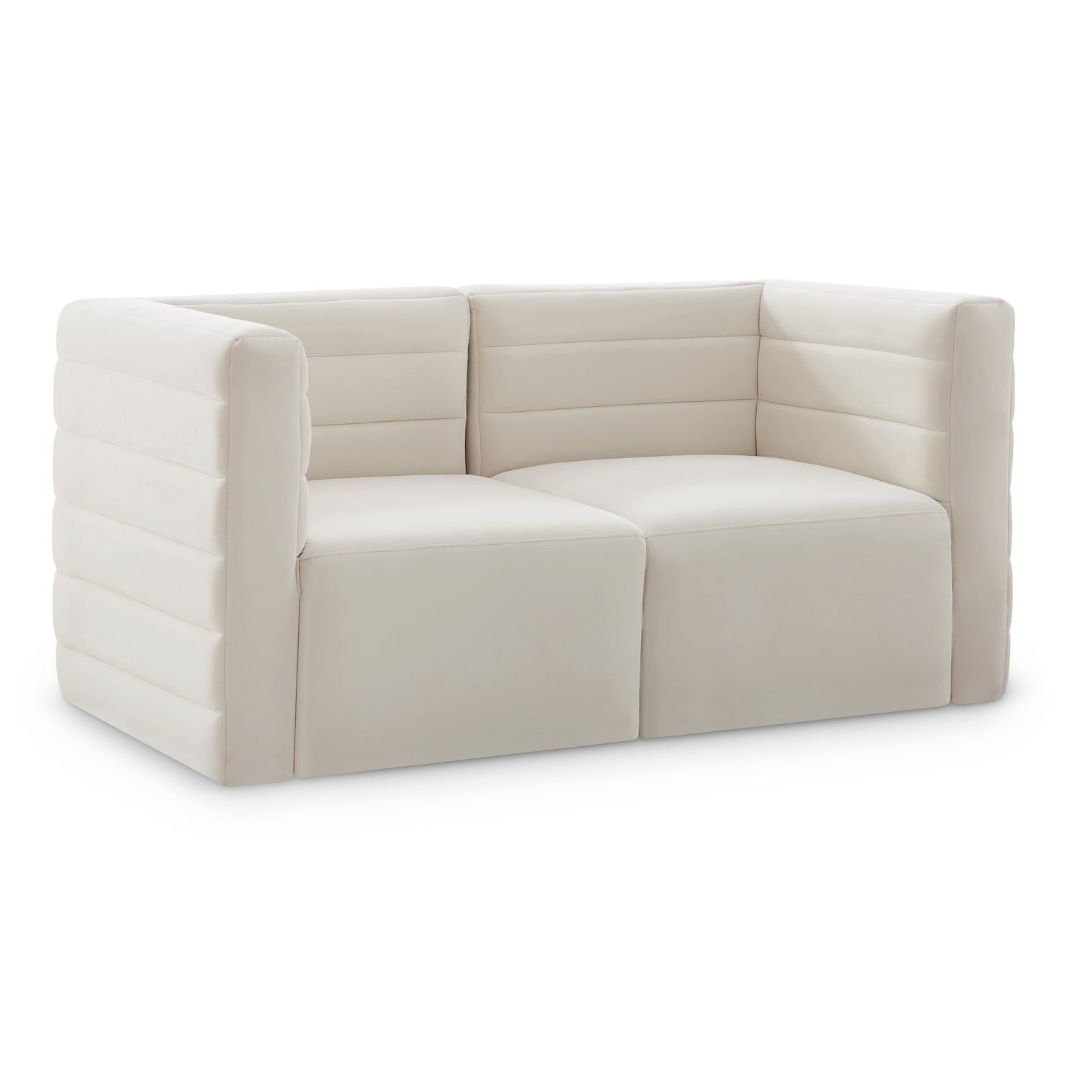 Quincy Velvet Modular Sofa