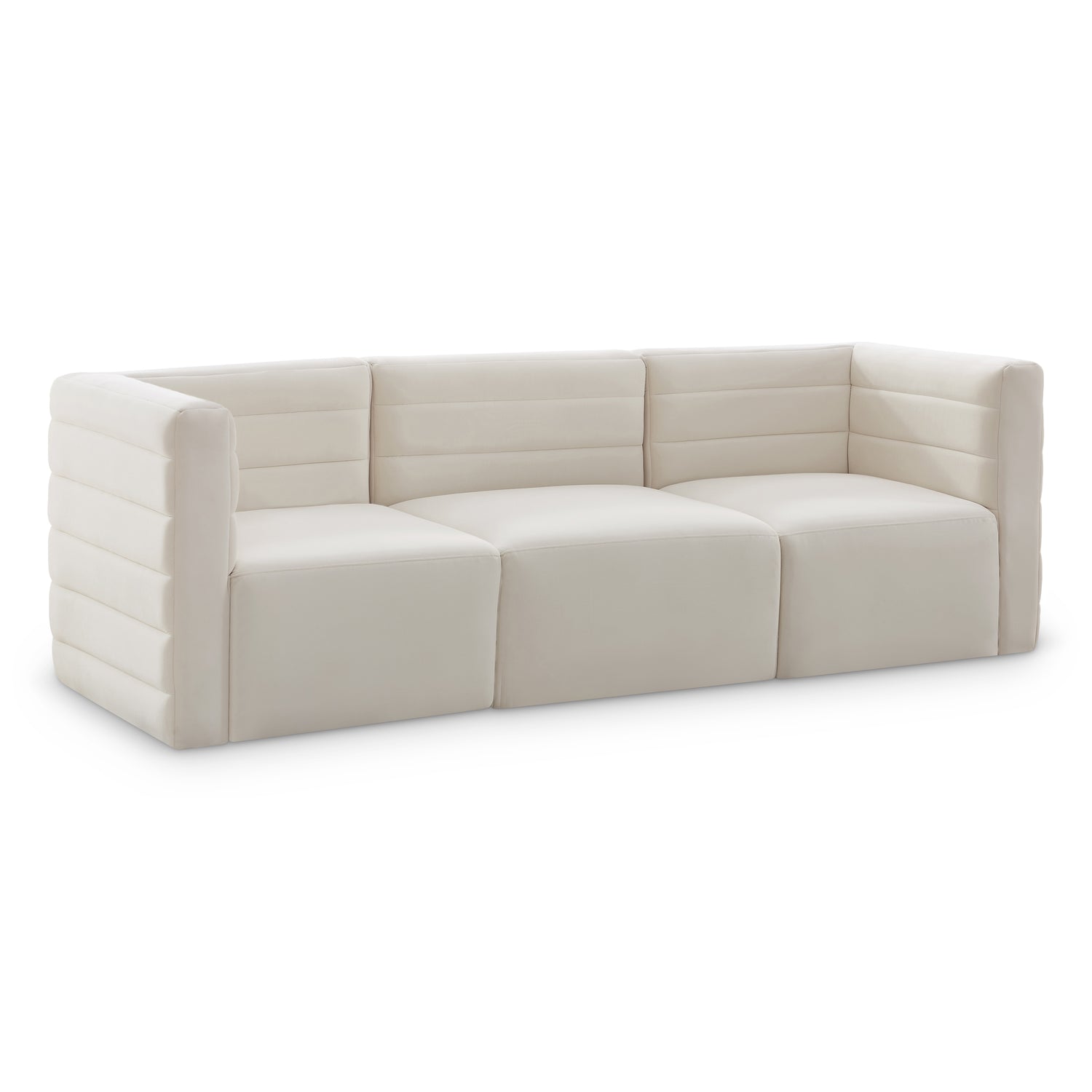 Quincy Velvet Modular Sofa