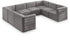 Quincy Grey Velvet Modular Sectional