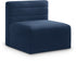 Quincy Velvet Modular Armless Chair