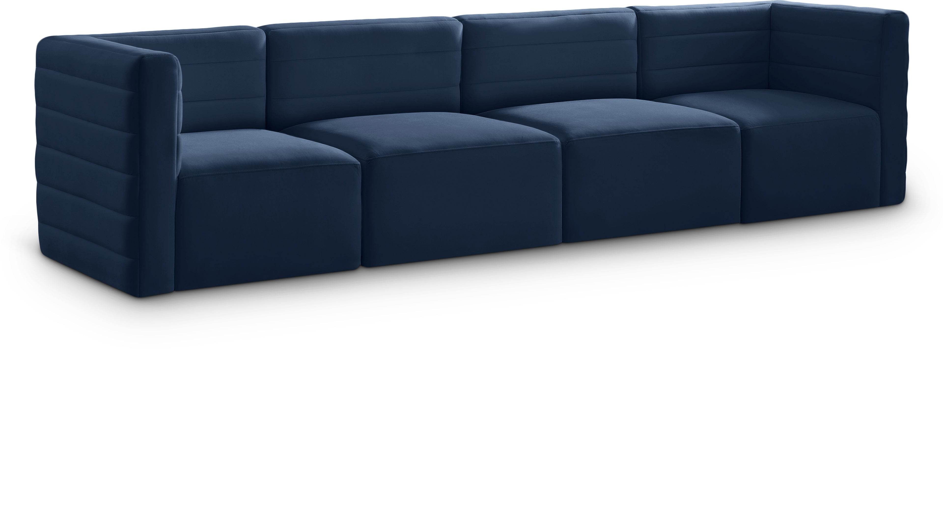 Quincy Velvet Modular Sofa