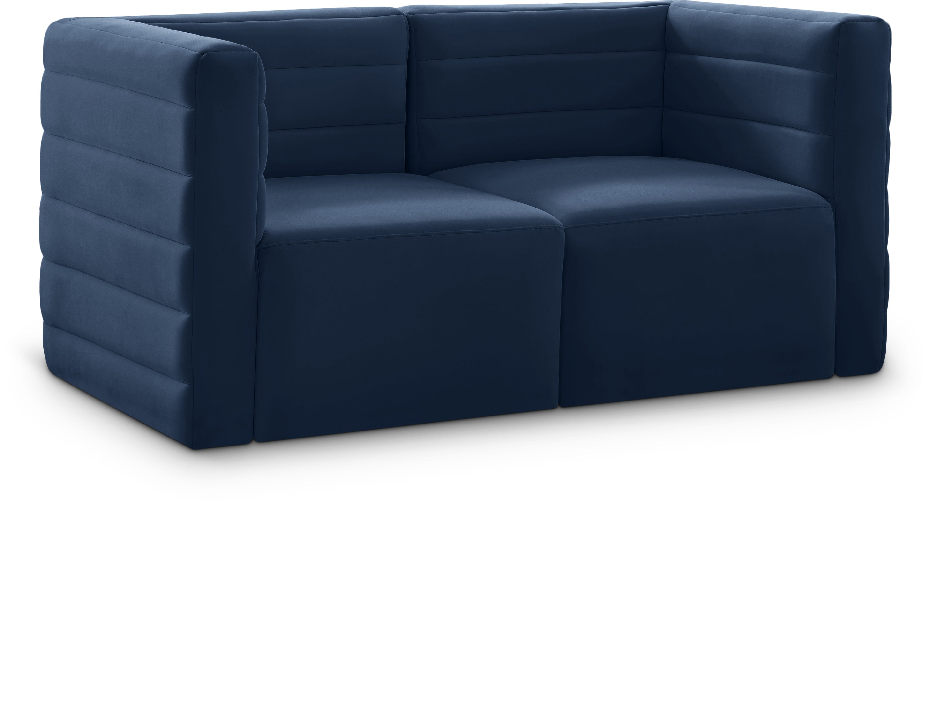 Quincy Velvet Modular Sofa