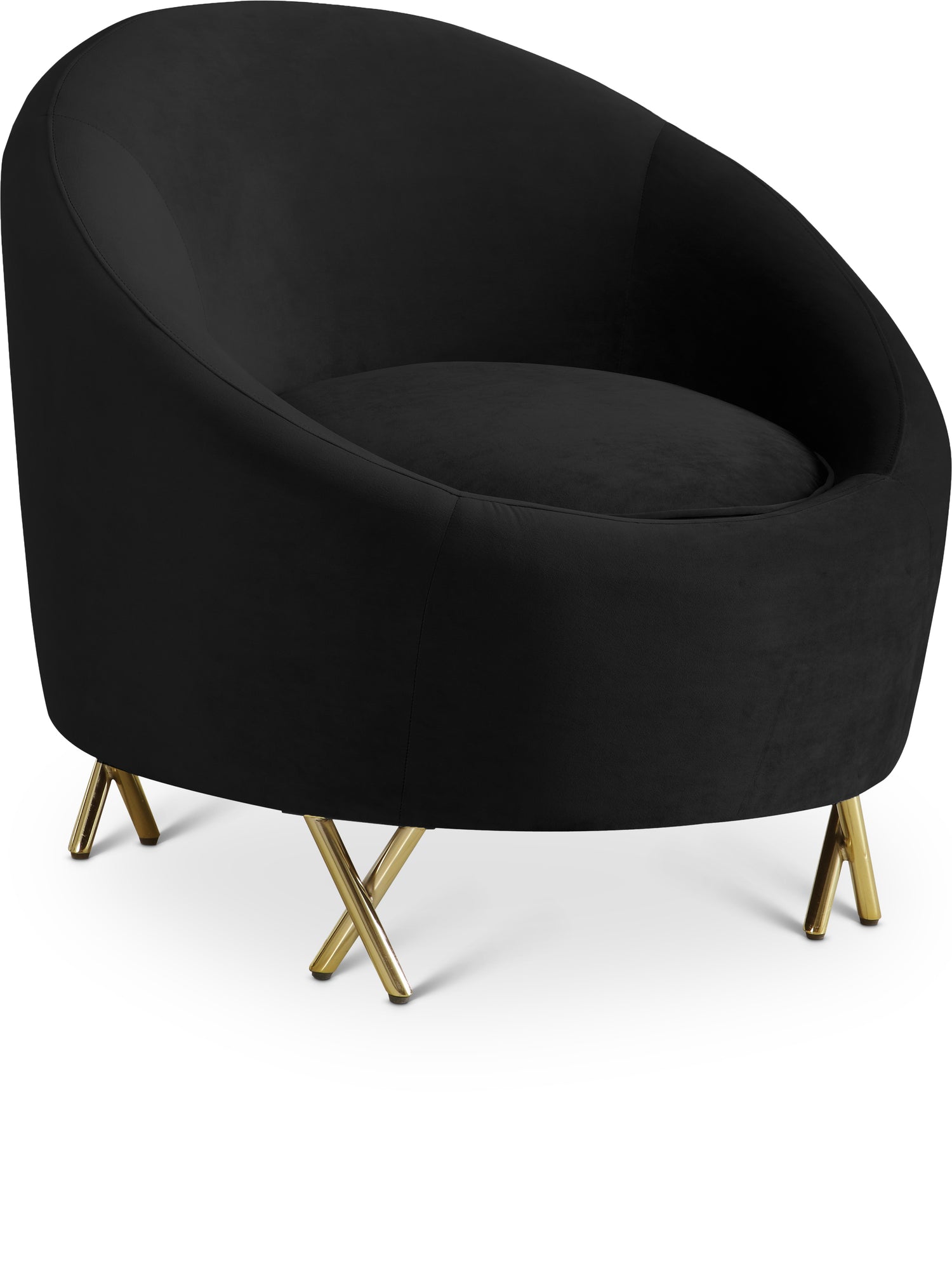 Serpentine Velvet Chair