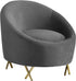 Serpentine Velvet Chair