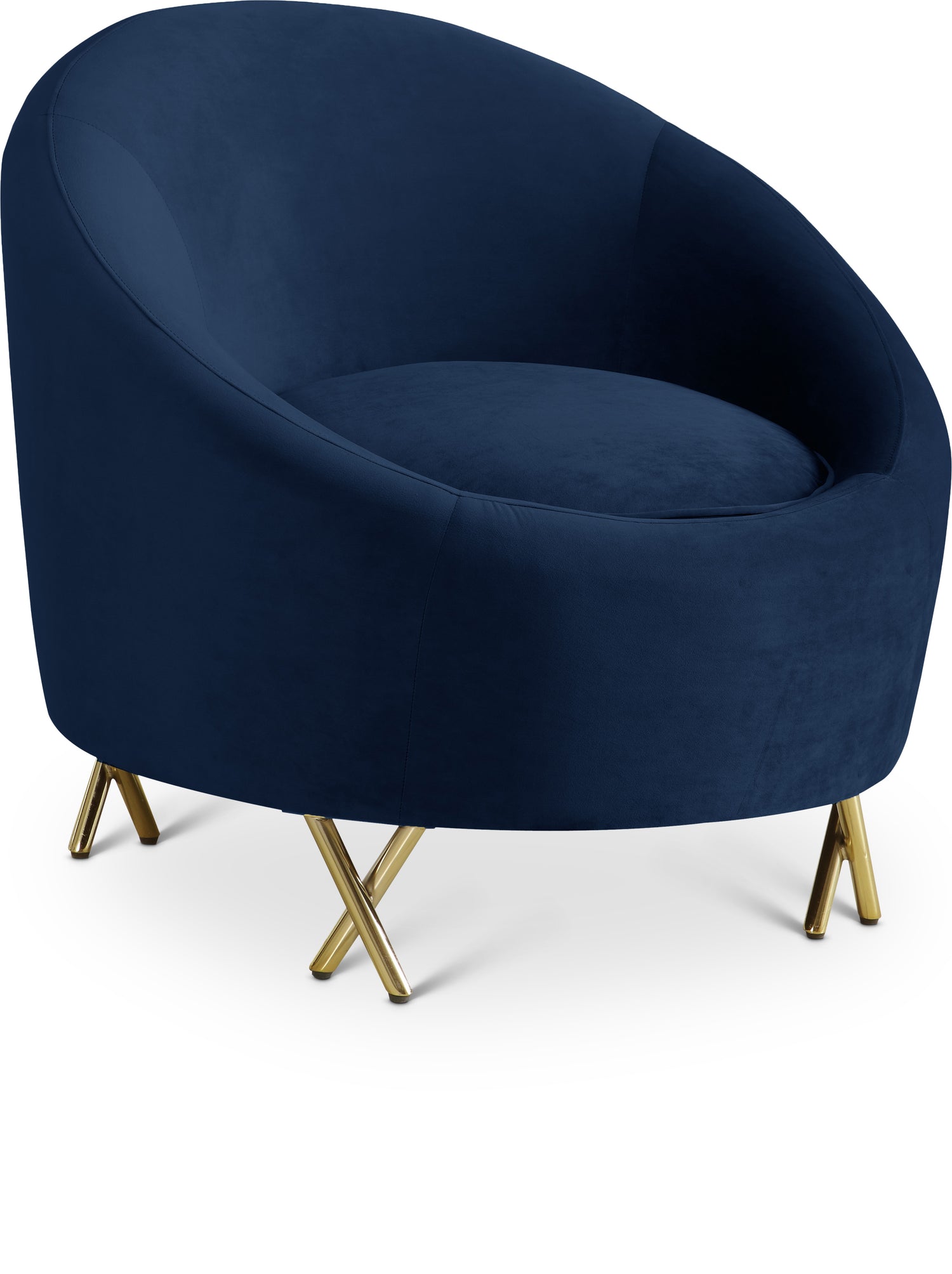 Serpentine Velvet Chair