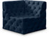 Tuft Velvet Corner Chair