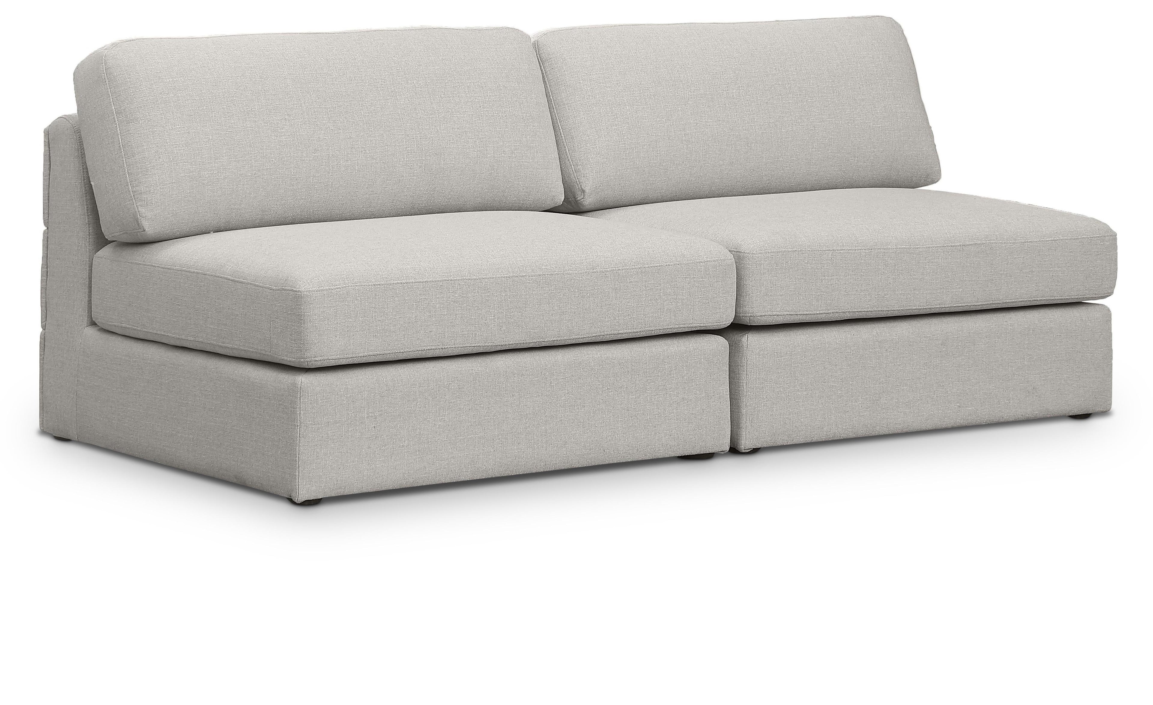 Beckham Durable Linen TextuFabric Modular Sofa