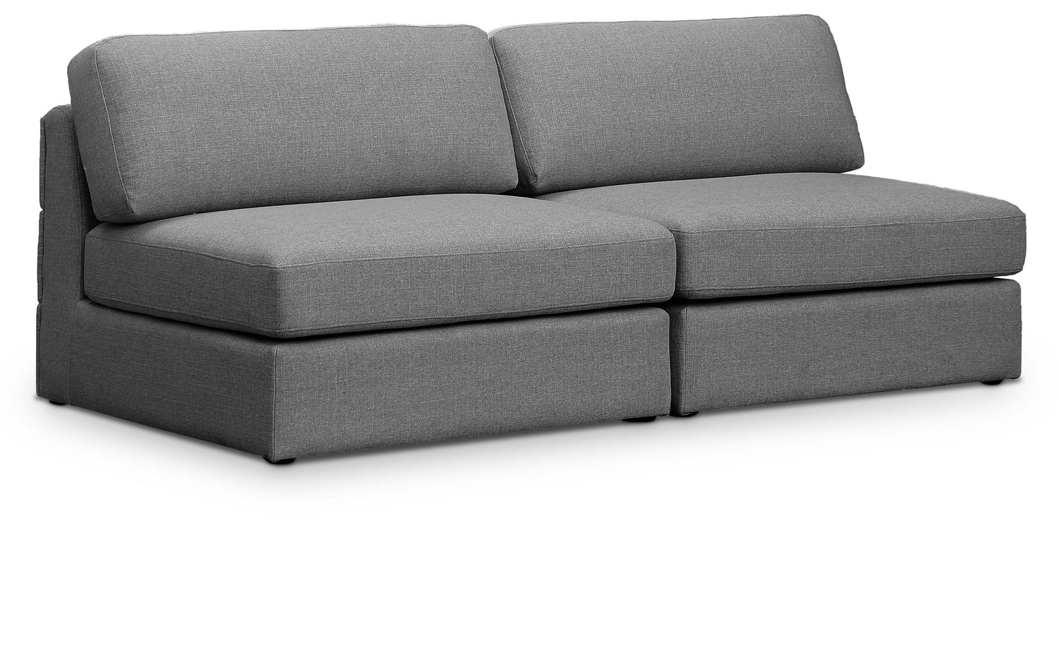 Beckham Durable Linen TextuFabric Modular Sofa