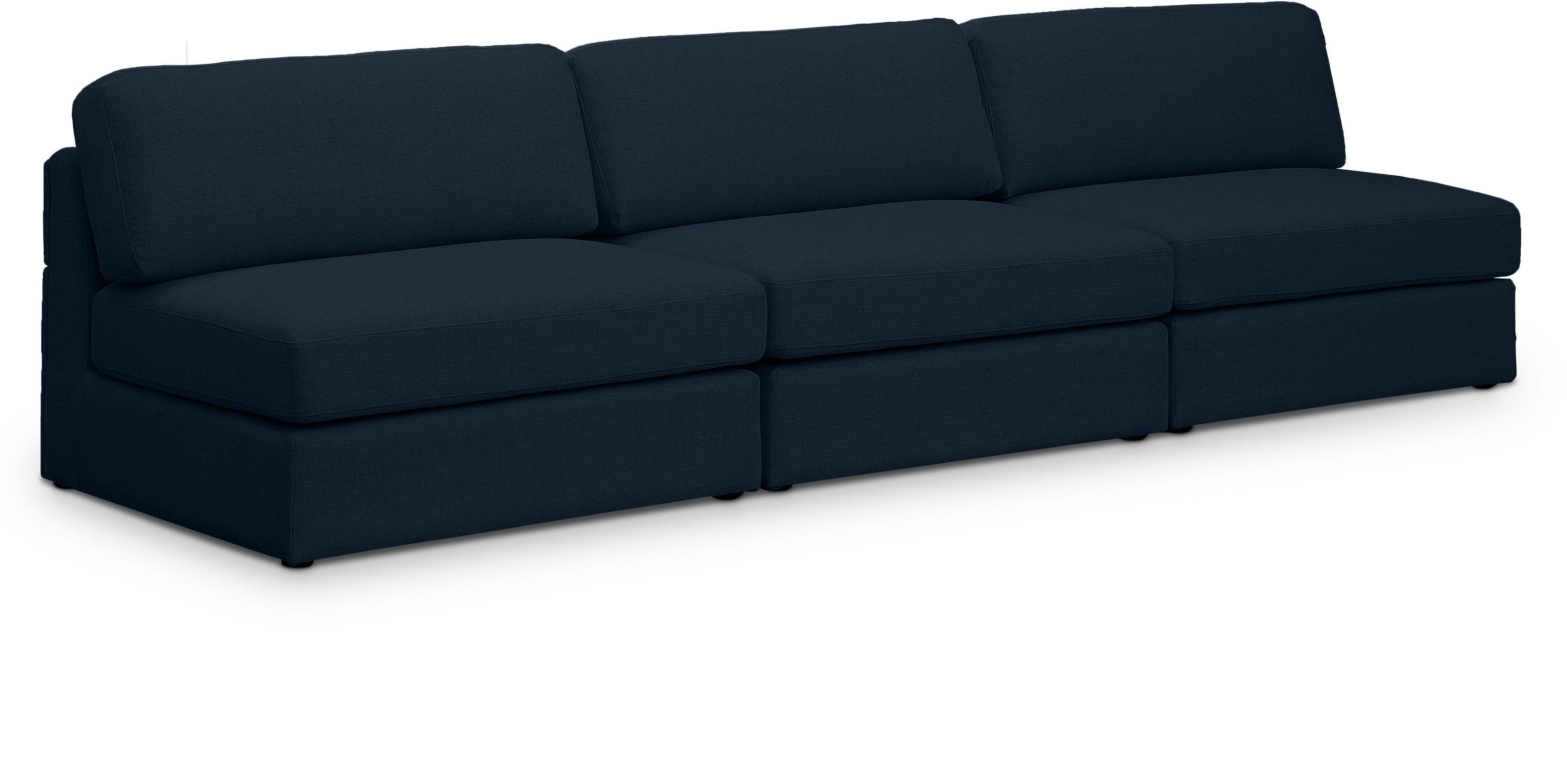 Beckham Durable Linen TextuFabric Modular Sofa