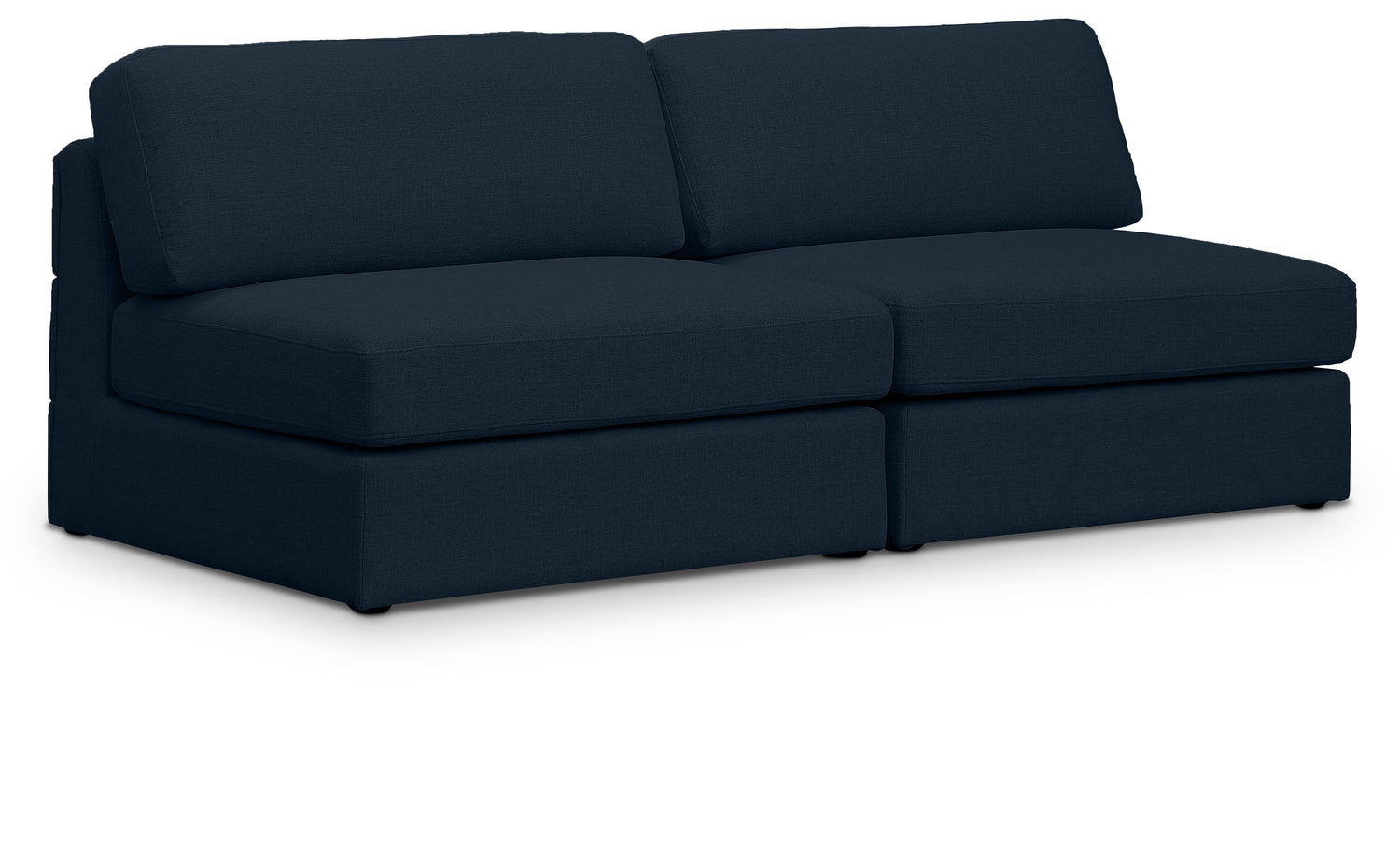 Beckham Durable Linen TextuFabric Modular Sofa