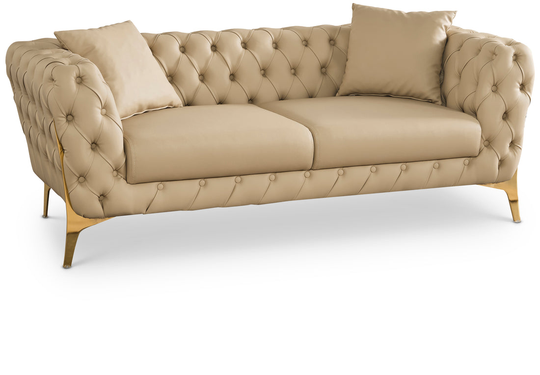 Aurora Vegan Leather Loveseat