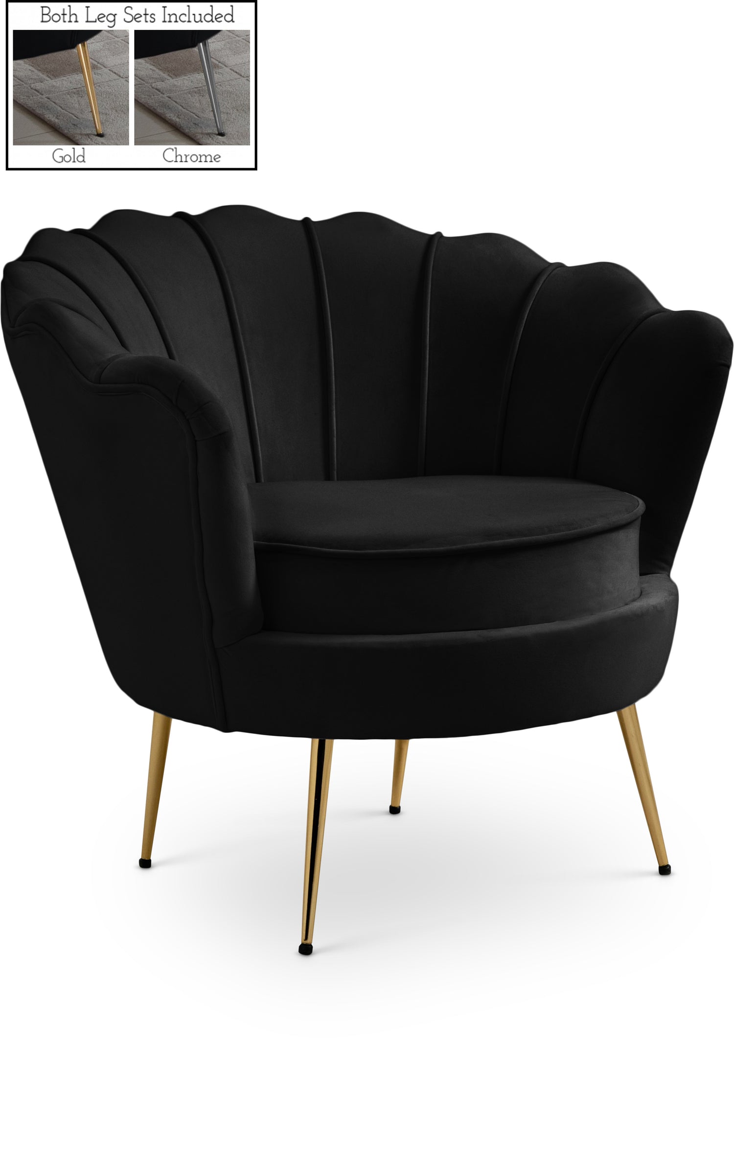 Gardenia Velvet Chair