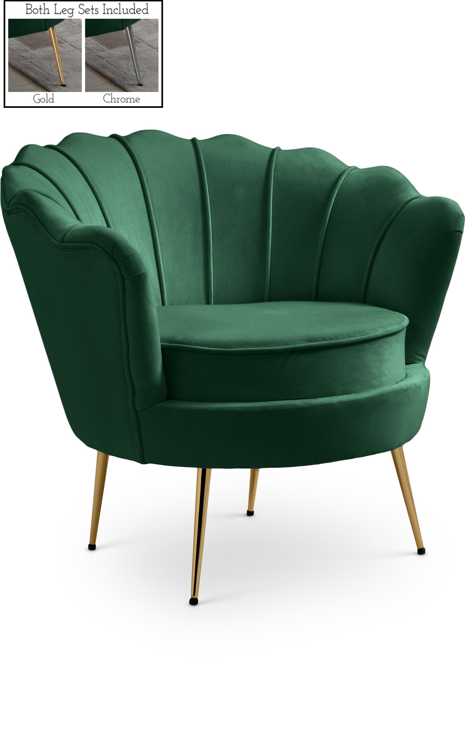 Gardenia Velvet Chair