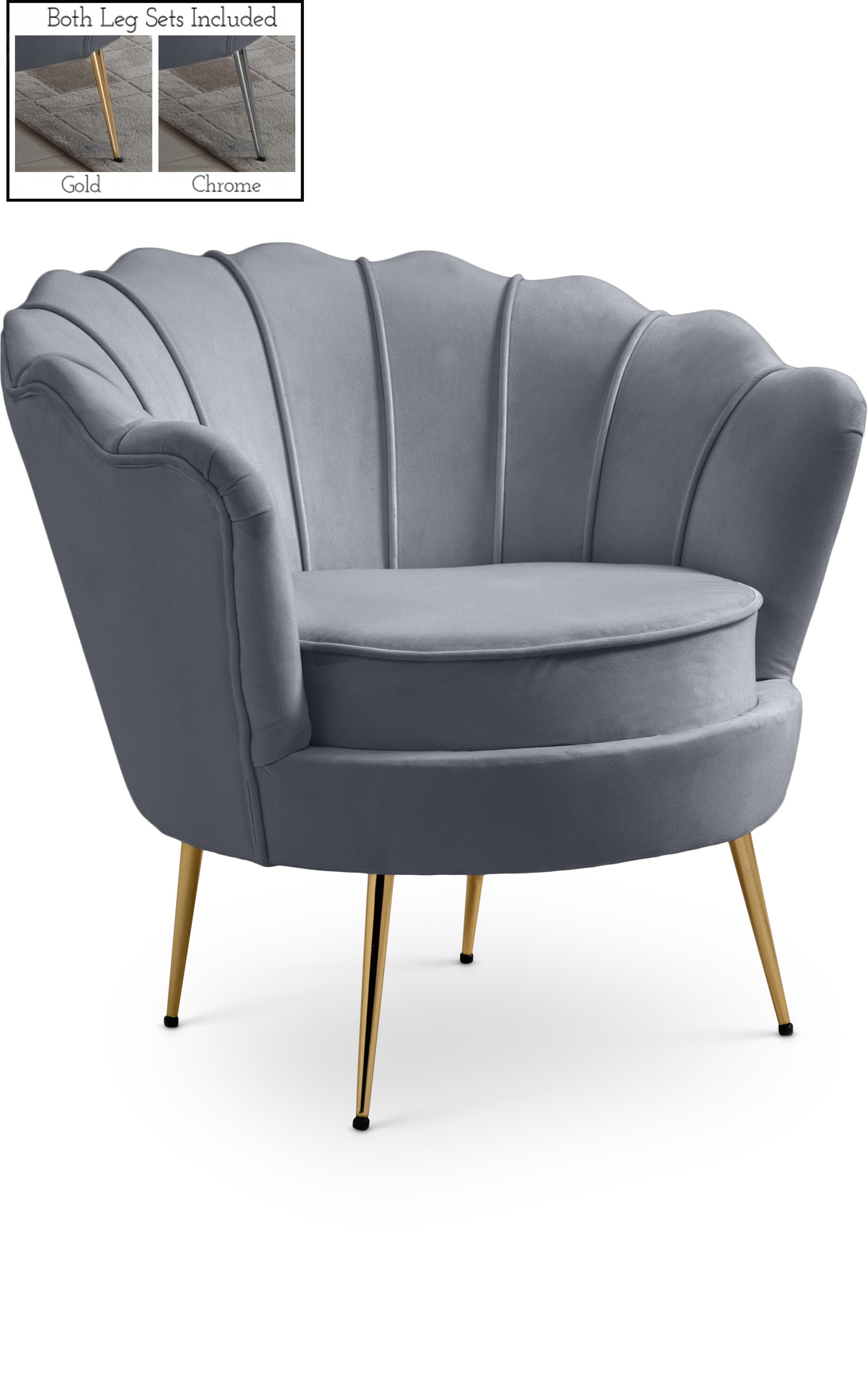 Gardenia Velvet Chair