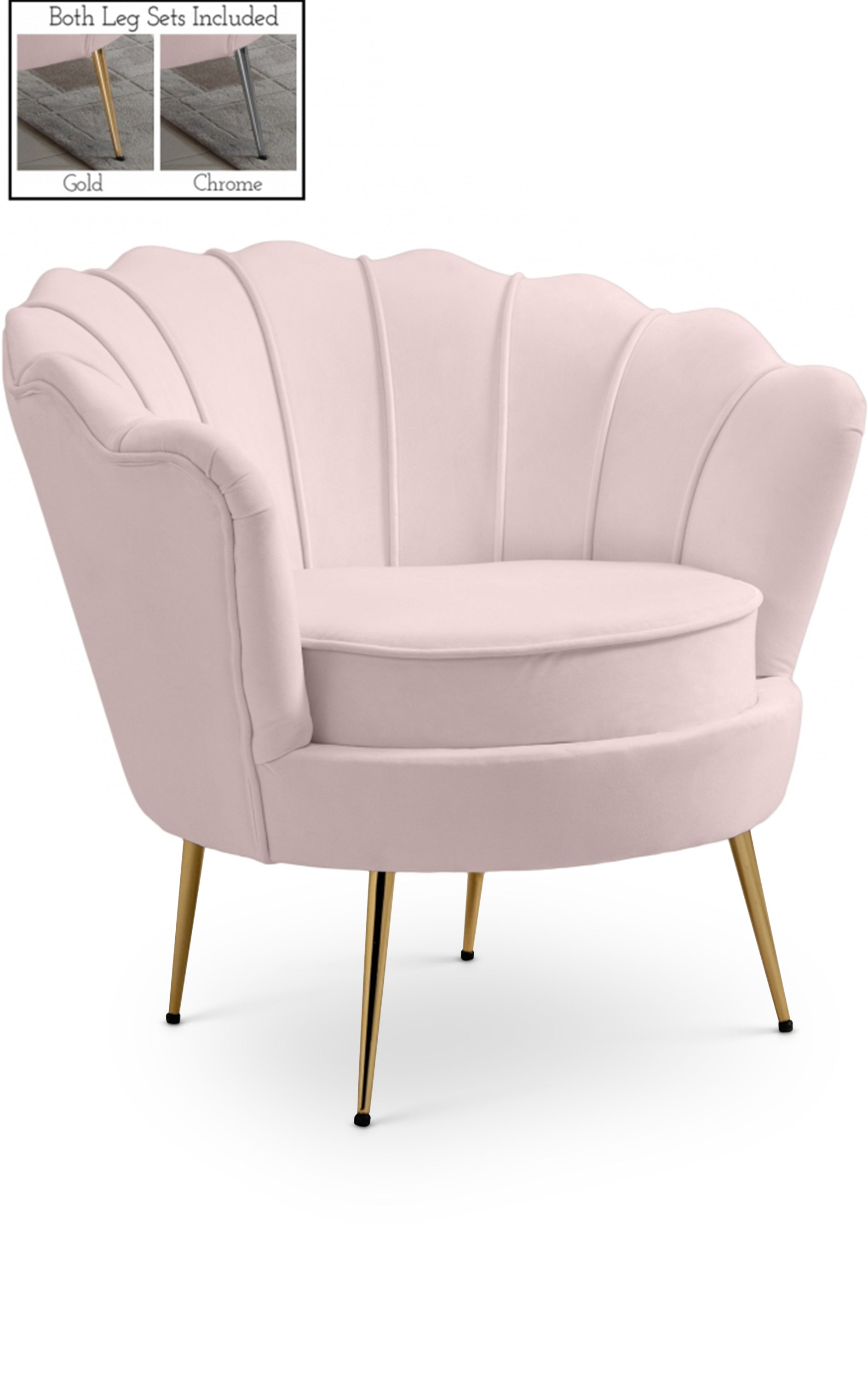 Gardenia Velvet Chair