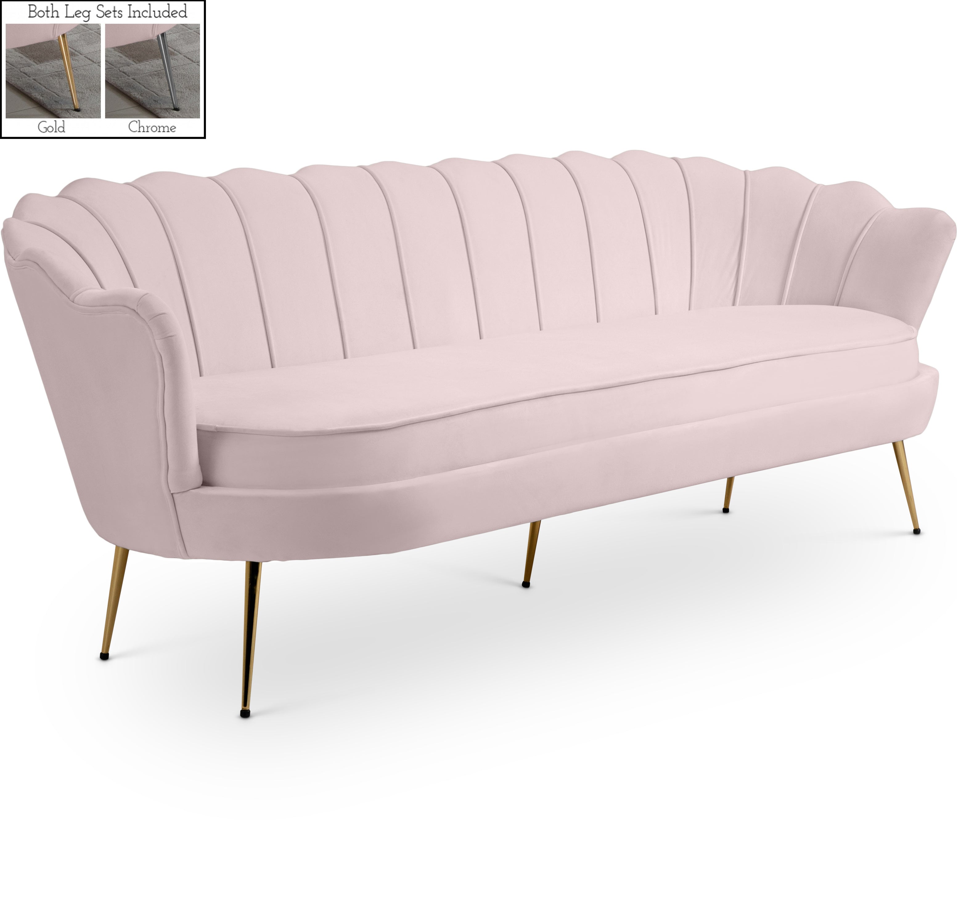 Gardenia Velvet Sofa