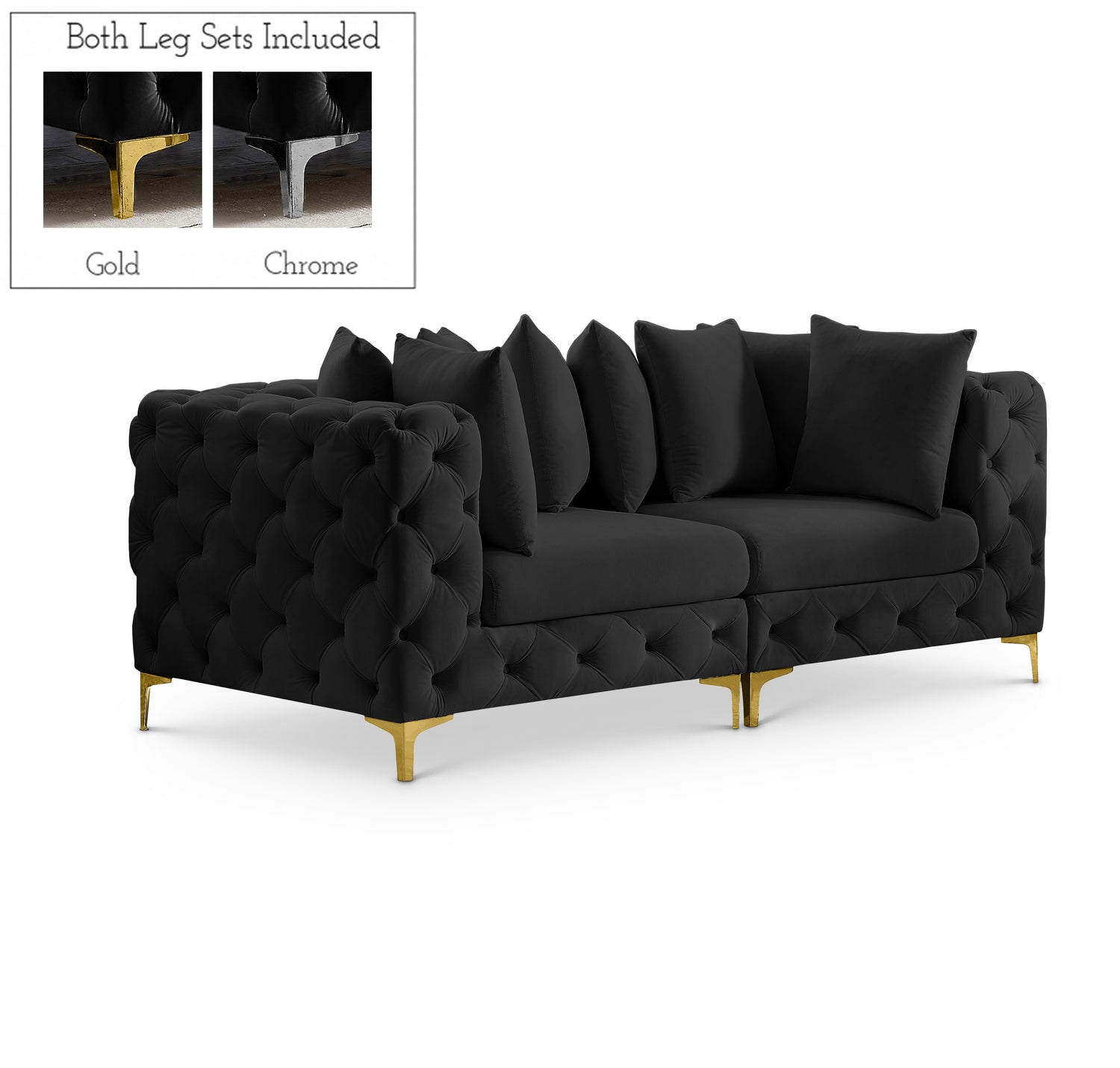 Tremblay Velvet Modular Sofa