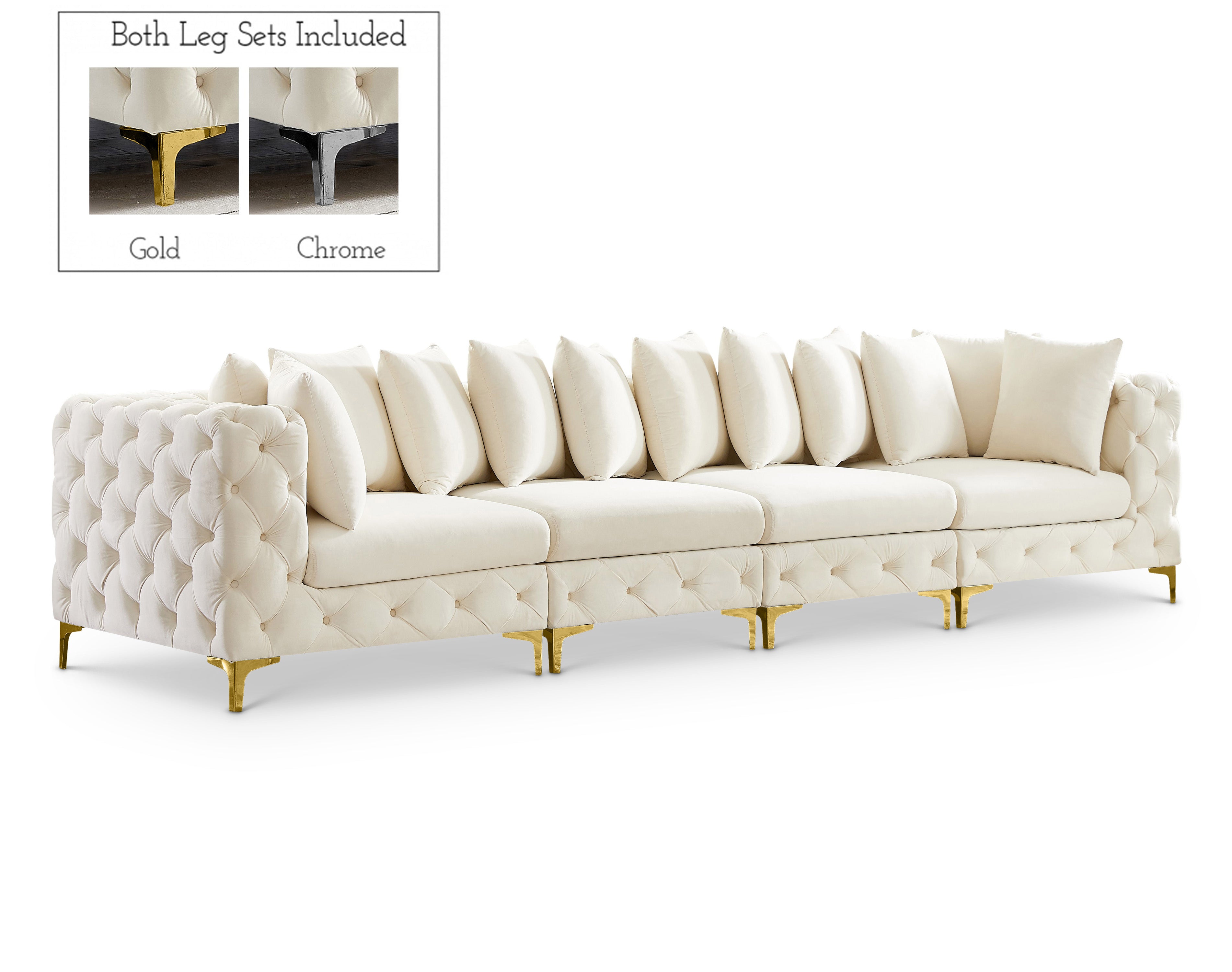 Tremblay Velvet Modular Sofa