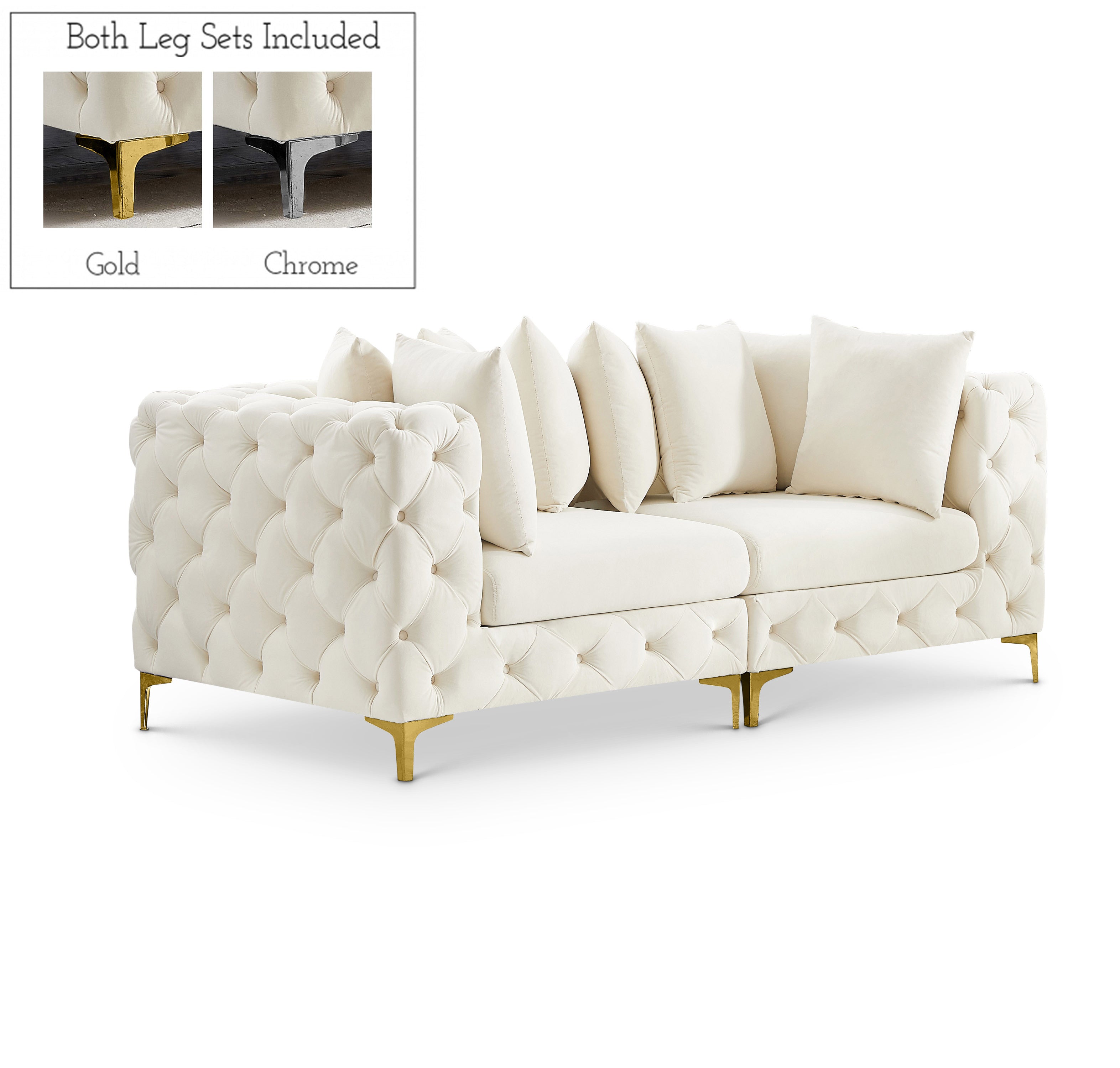 Tremblay Velvet Modular Sofa