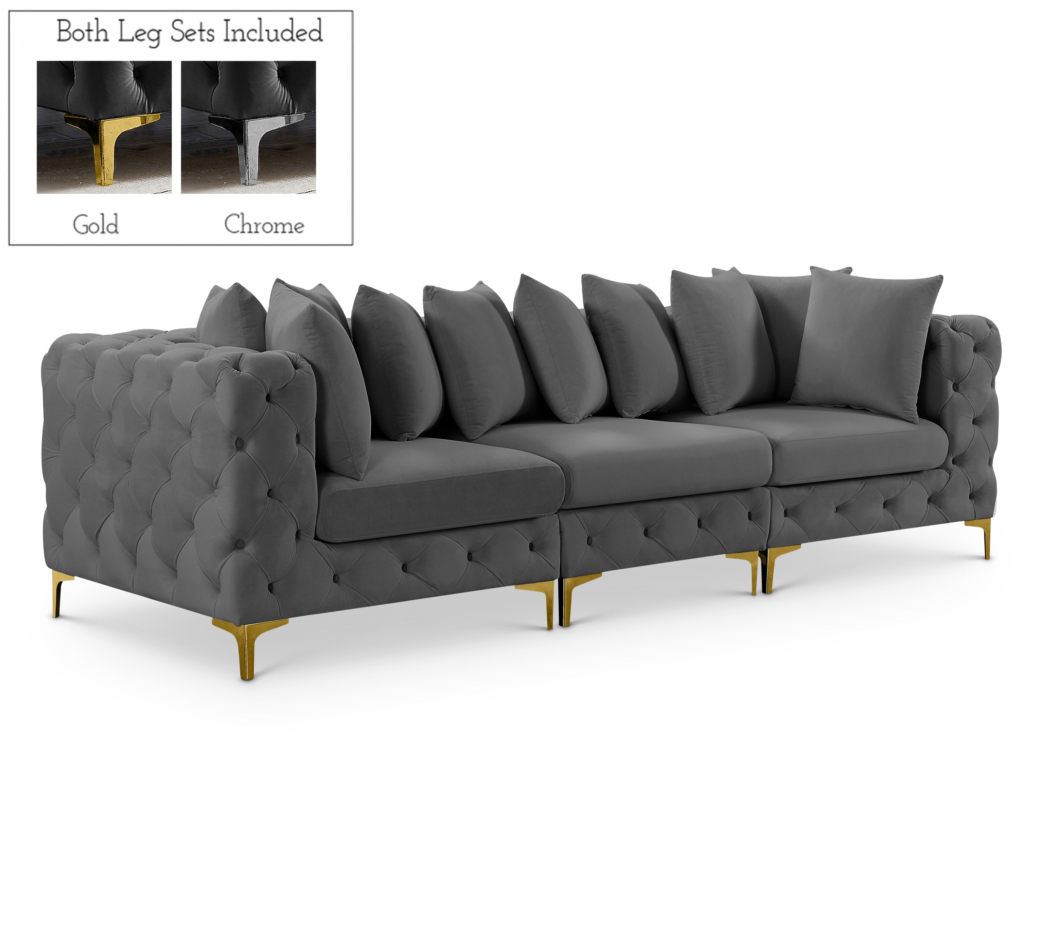 Tremblay Velvet Modular Sofa