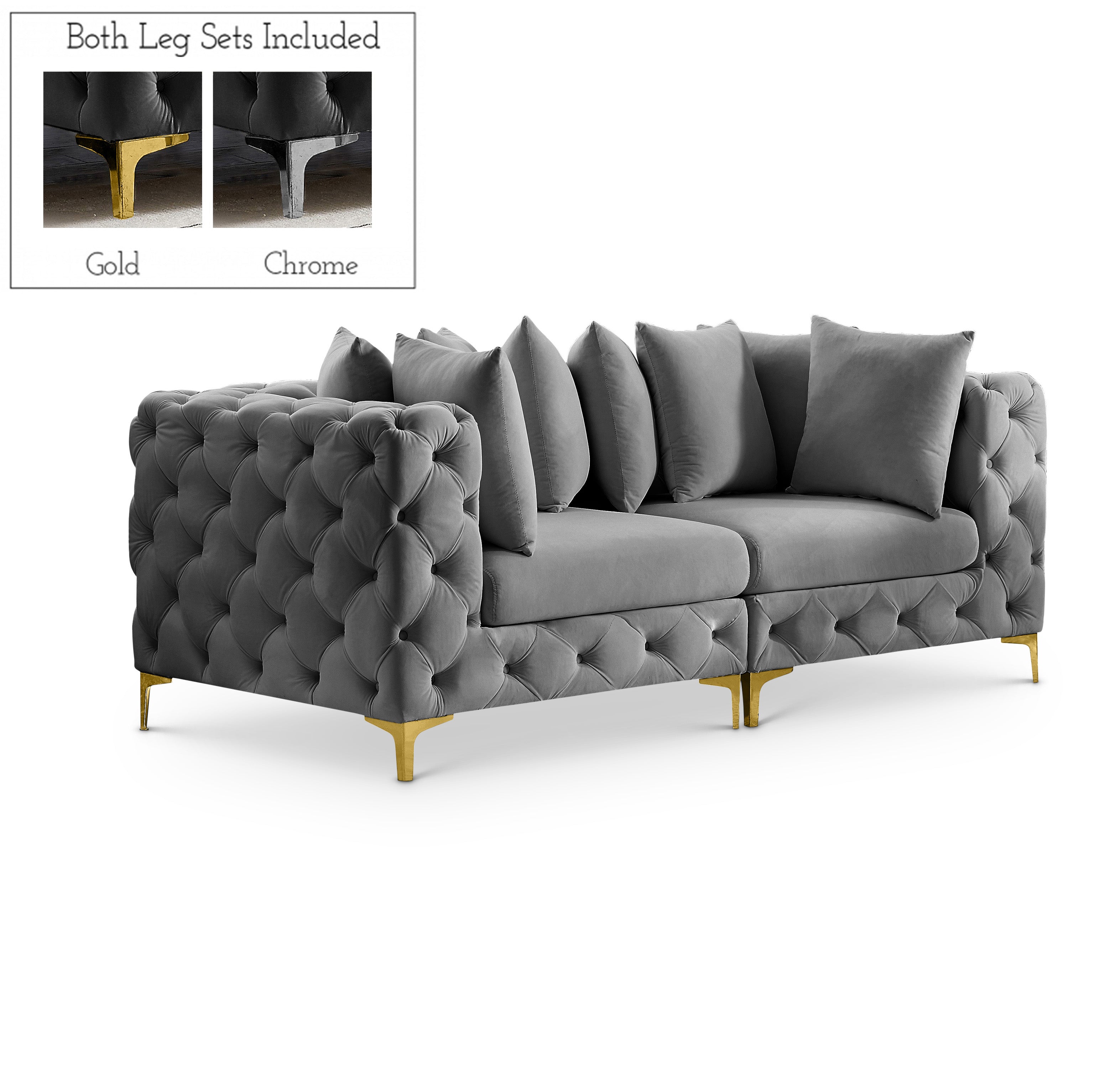 Tremblay Velvet Modular Sofa