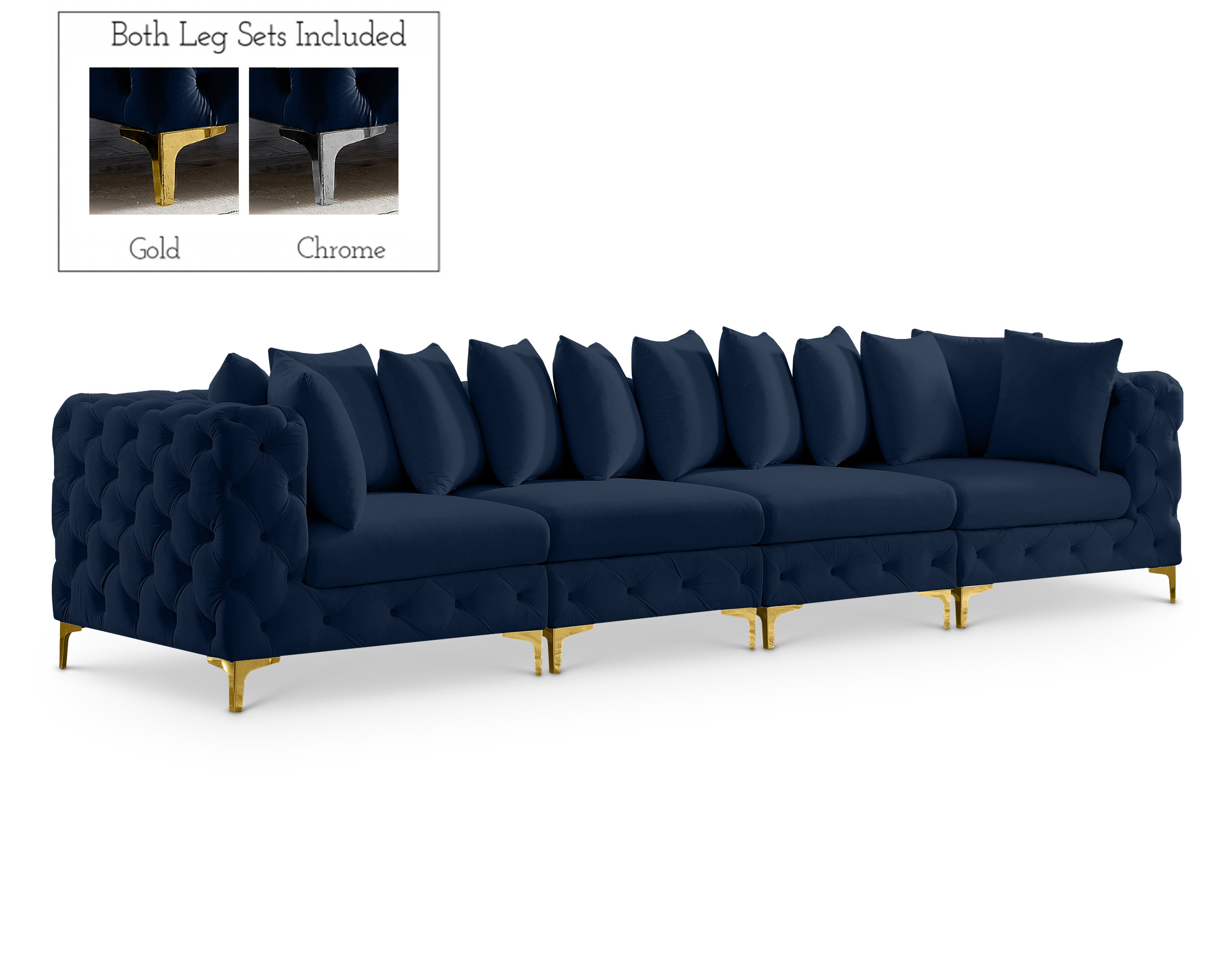 Tremblay Velvet Modular Sofa