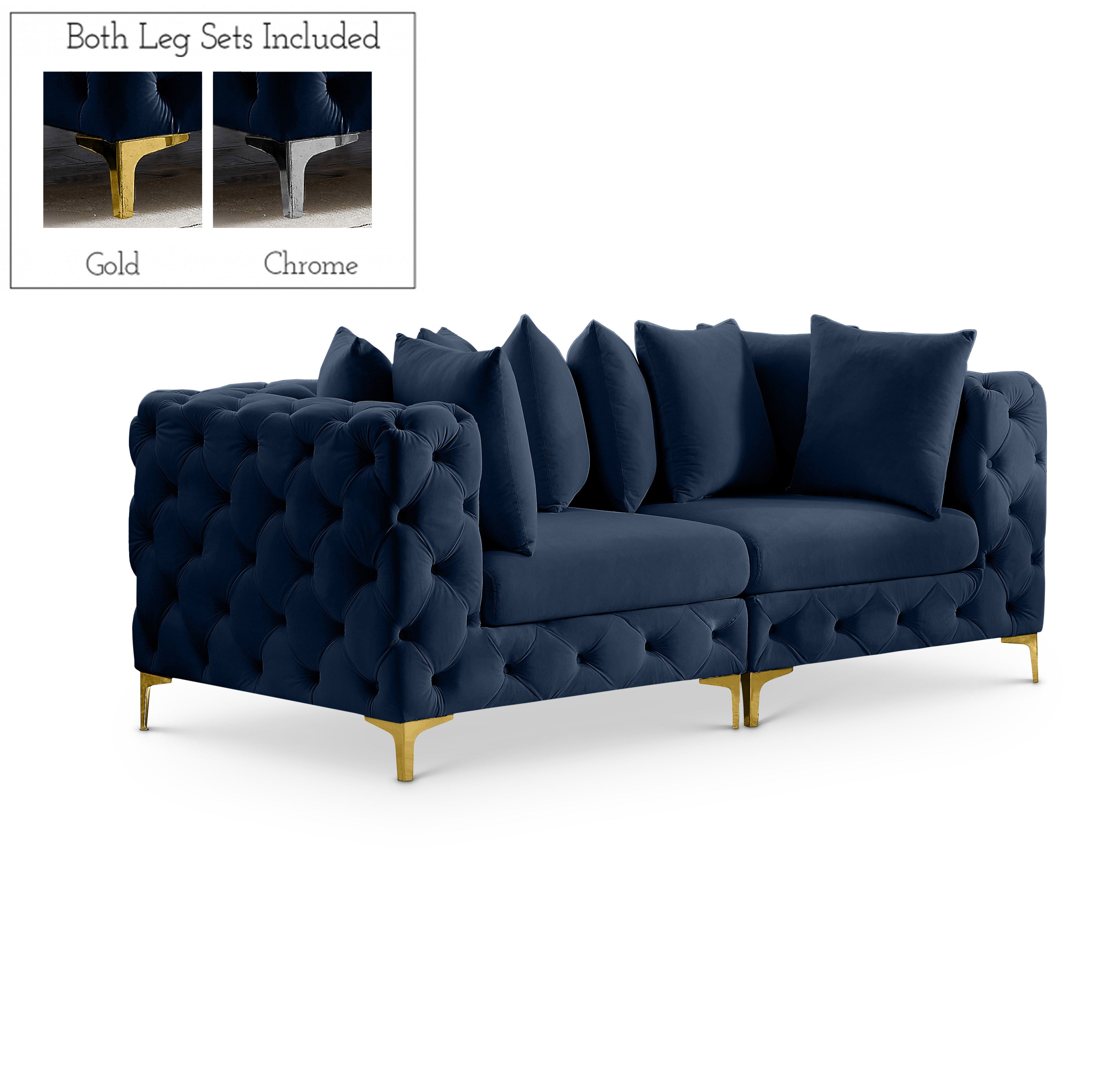 Tremblay Velvet Modular Sofa