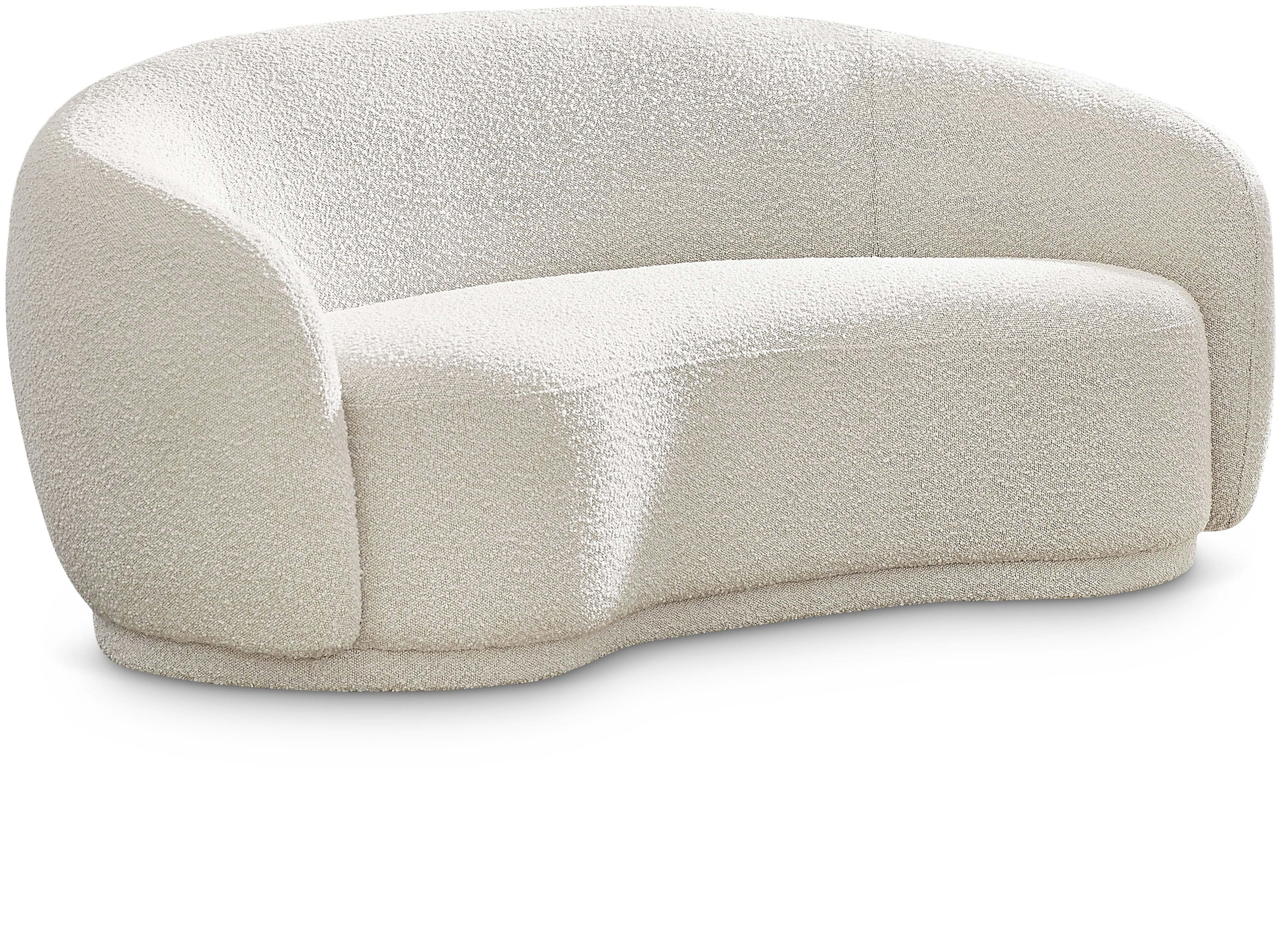 Hyde Boucle Fabric Loveseat