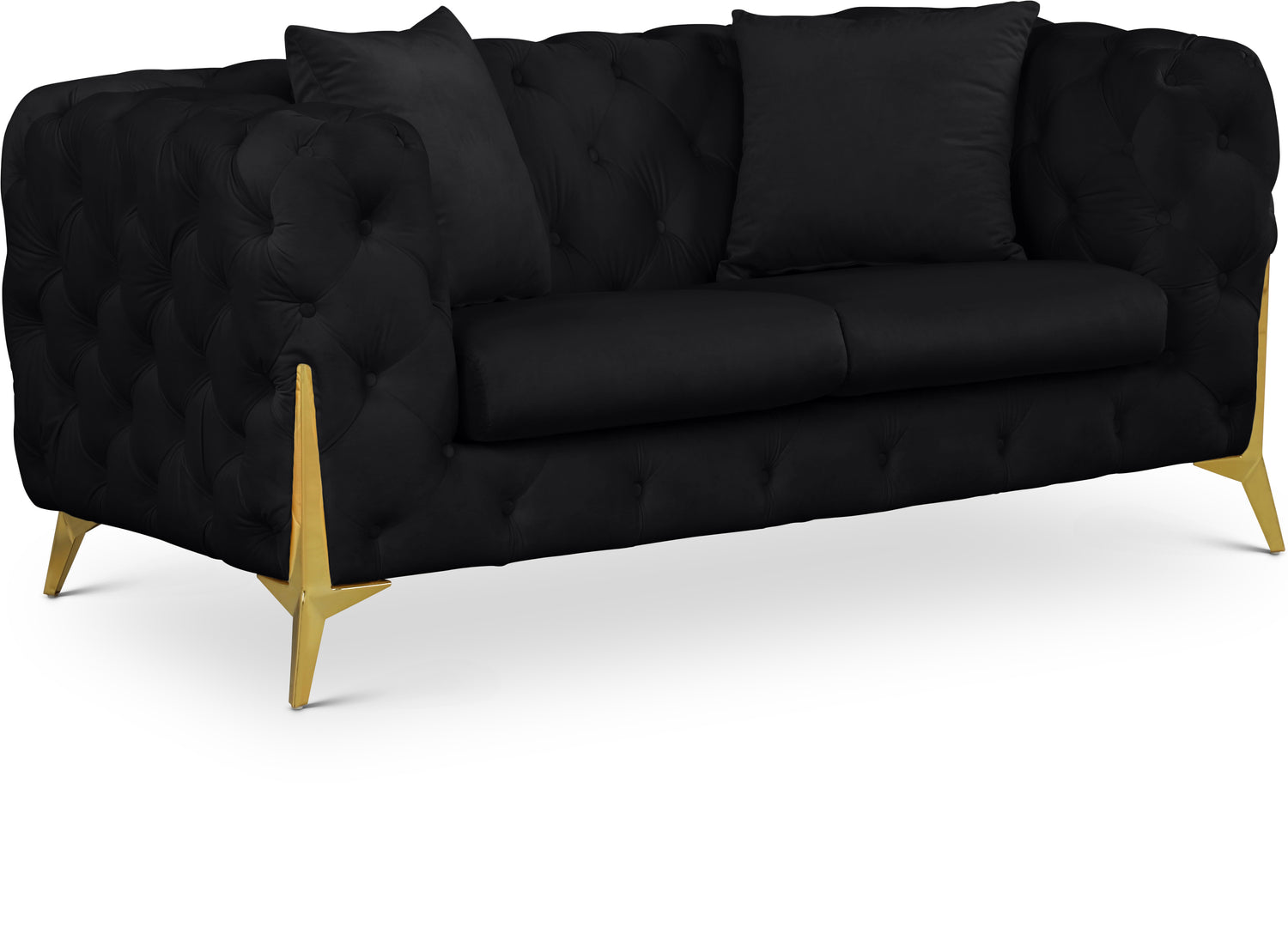 Kingdom Velvet Loveseat