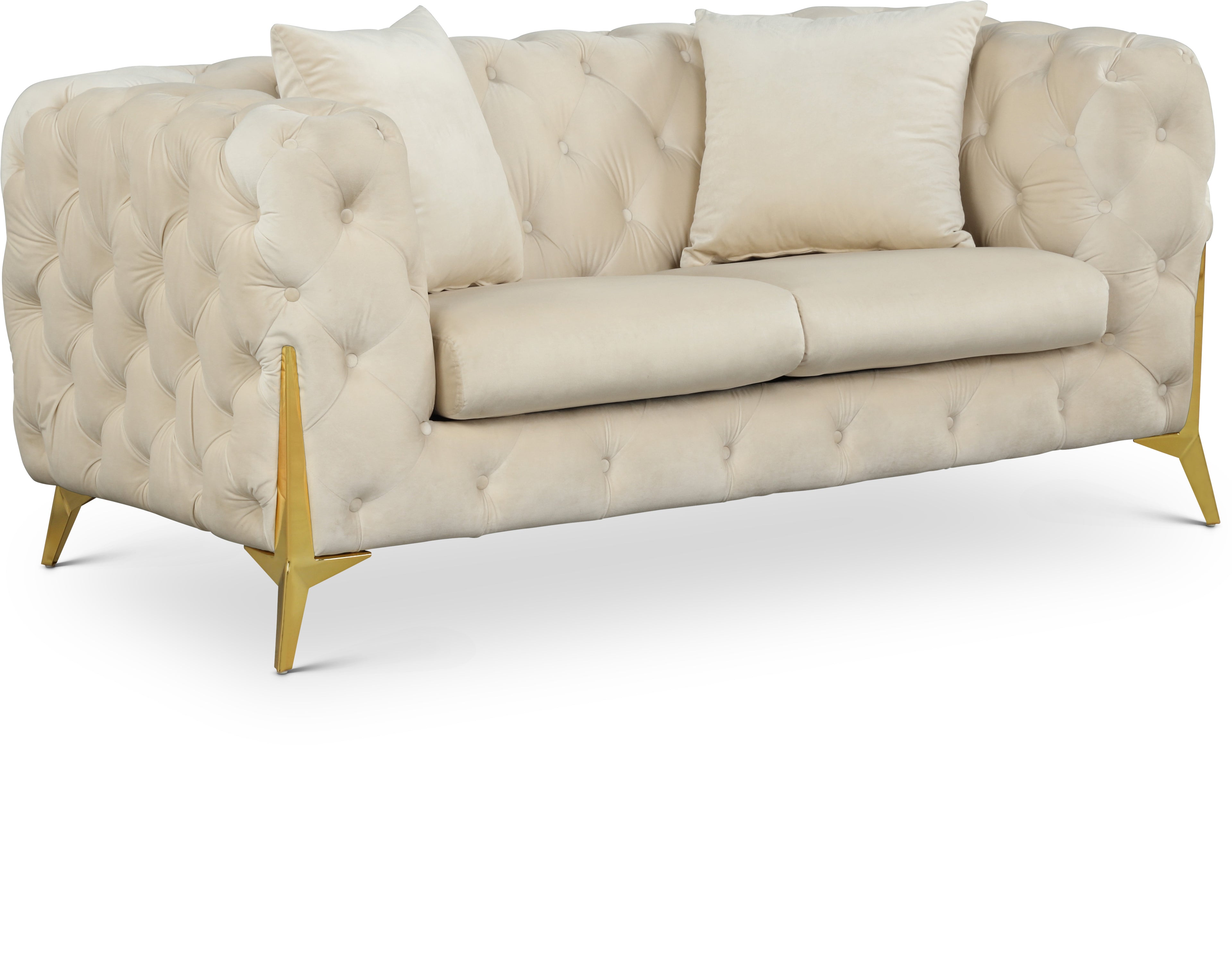 Kingdom Velvet Loveseat