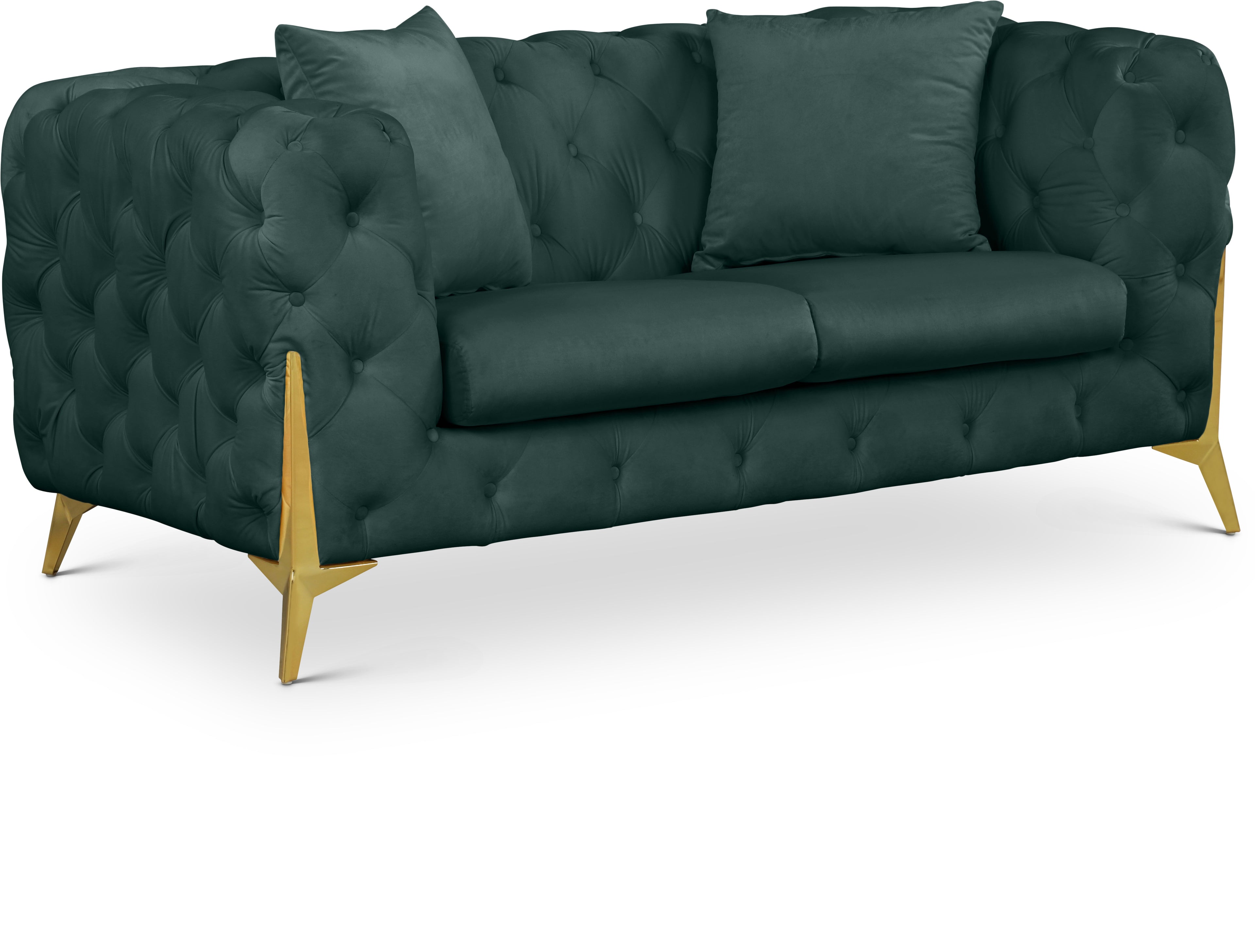 Kingdom Velvet Loveseat