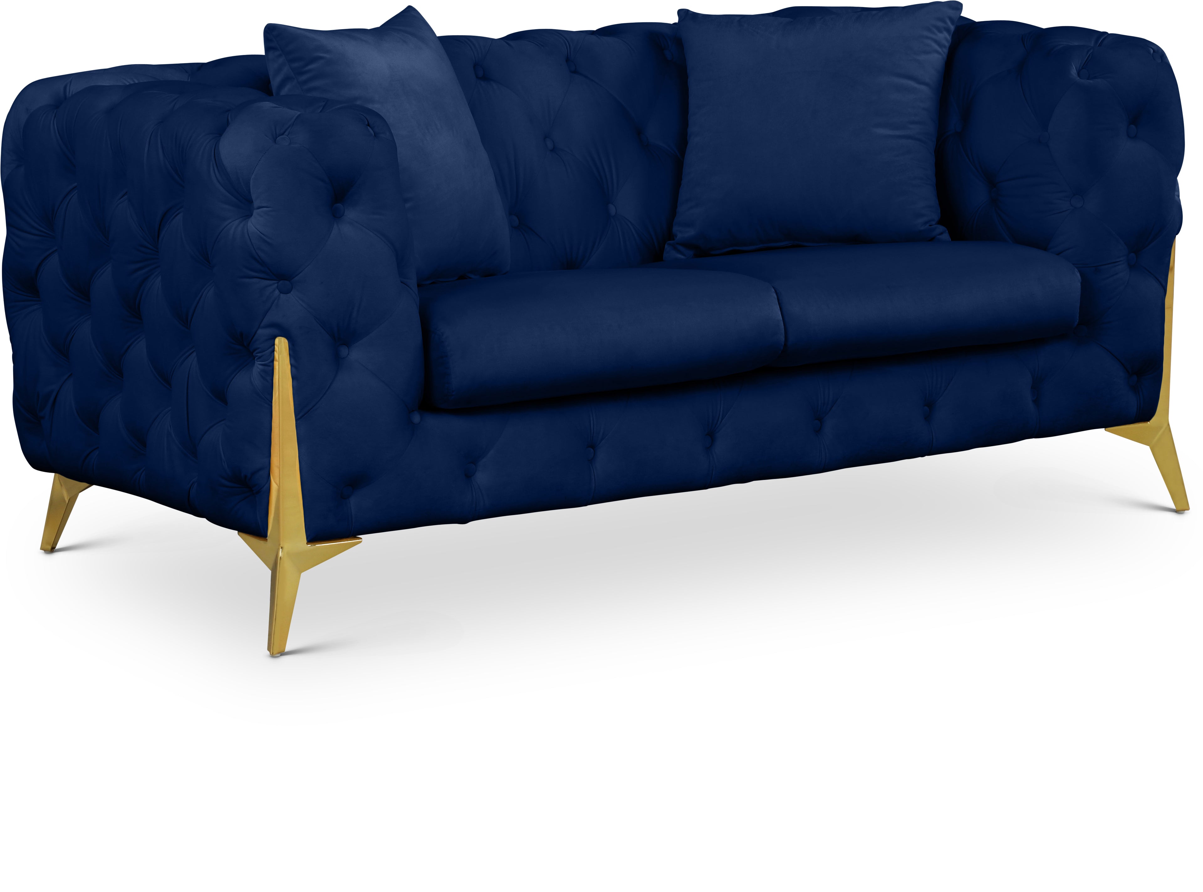 Kingdom Velvet Loveseat