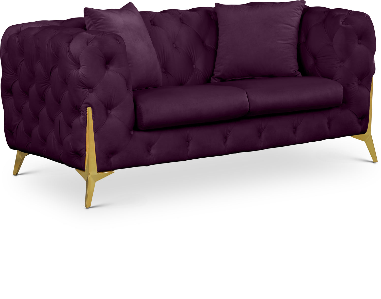 Kingdom Velvet Loveseat