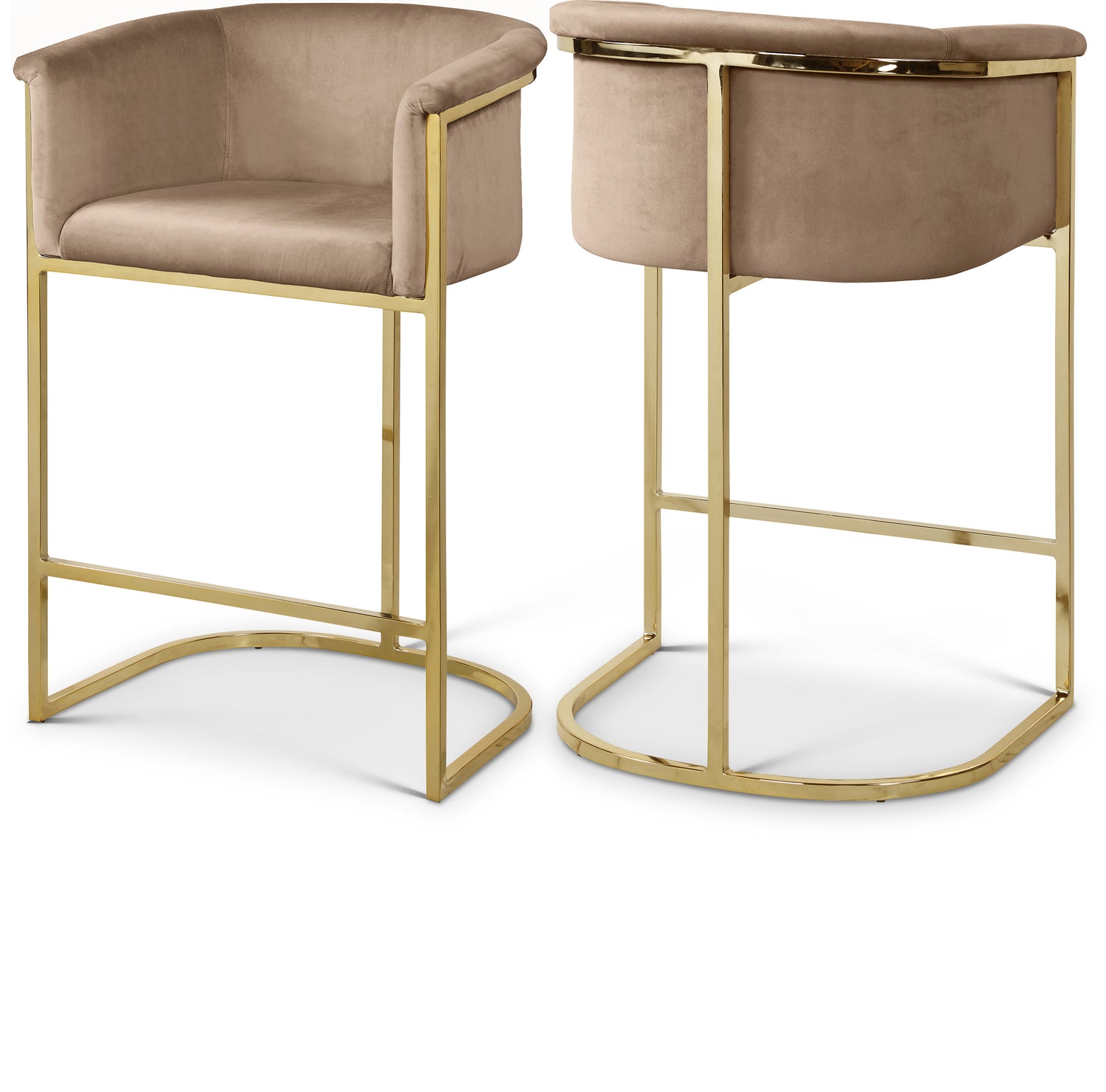 Donatella Velvet Stool