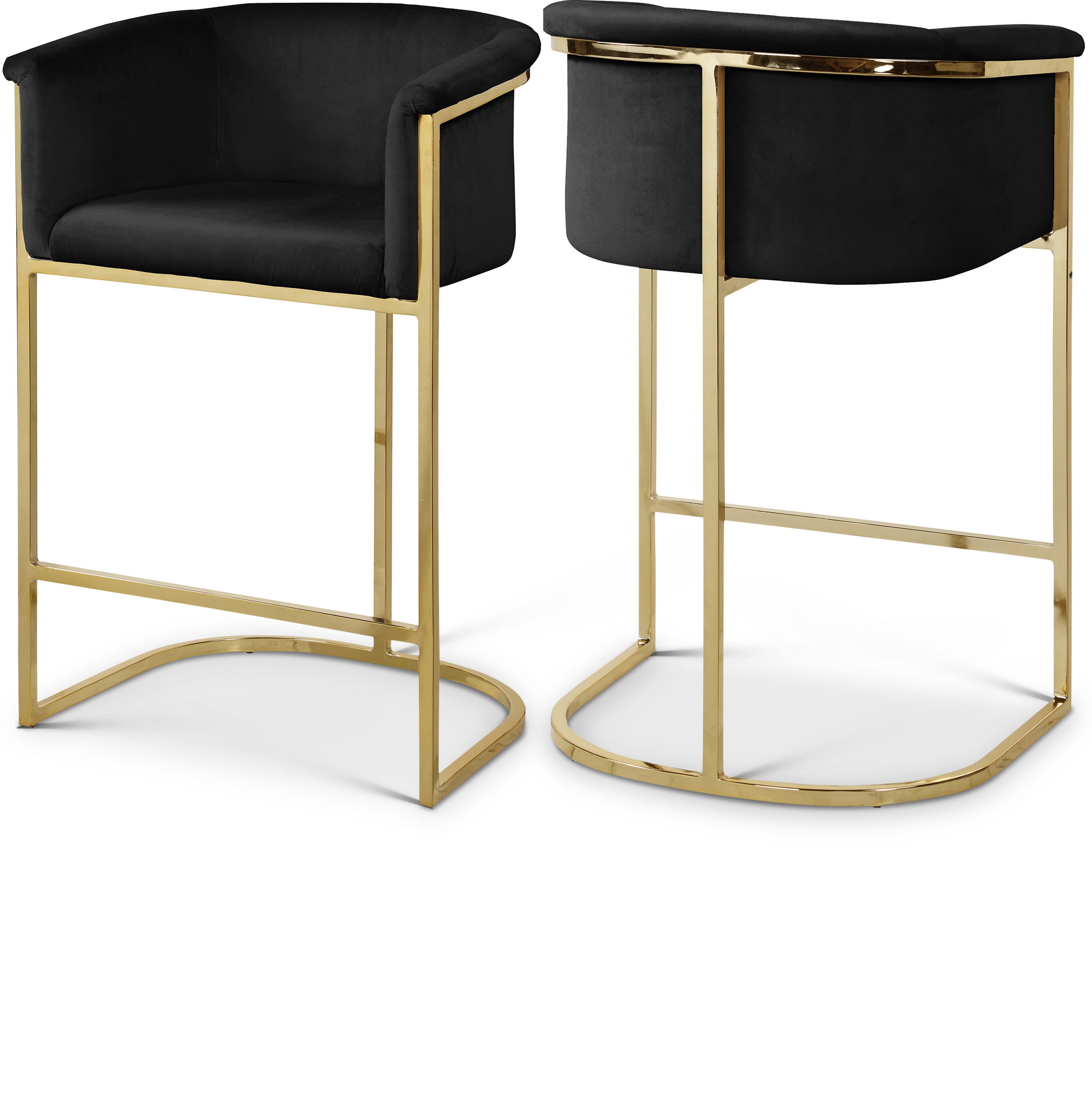 Donatella Velvet Stool