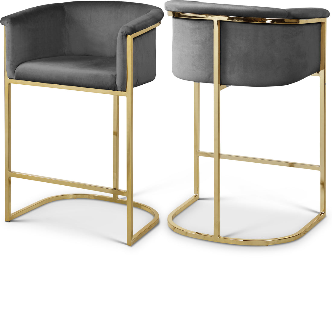 Donatella Velvet Stool