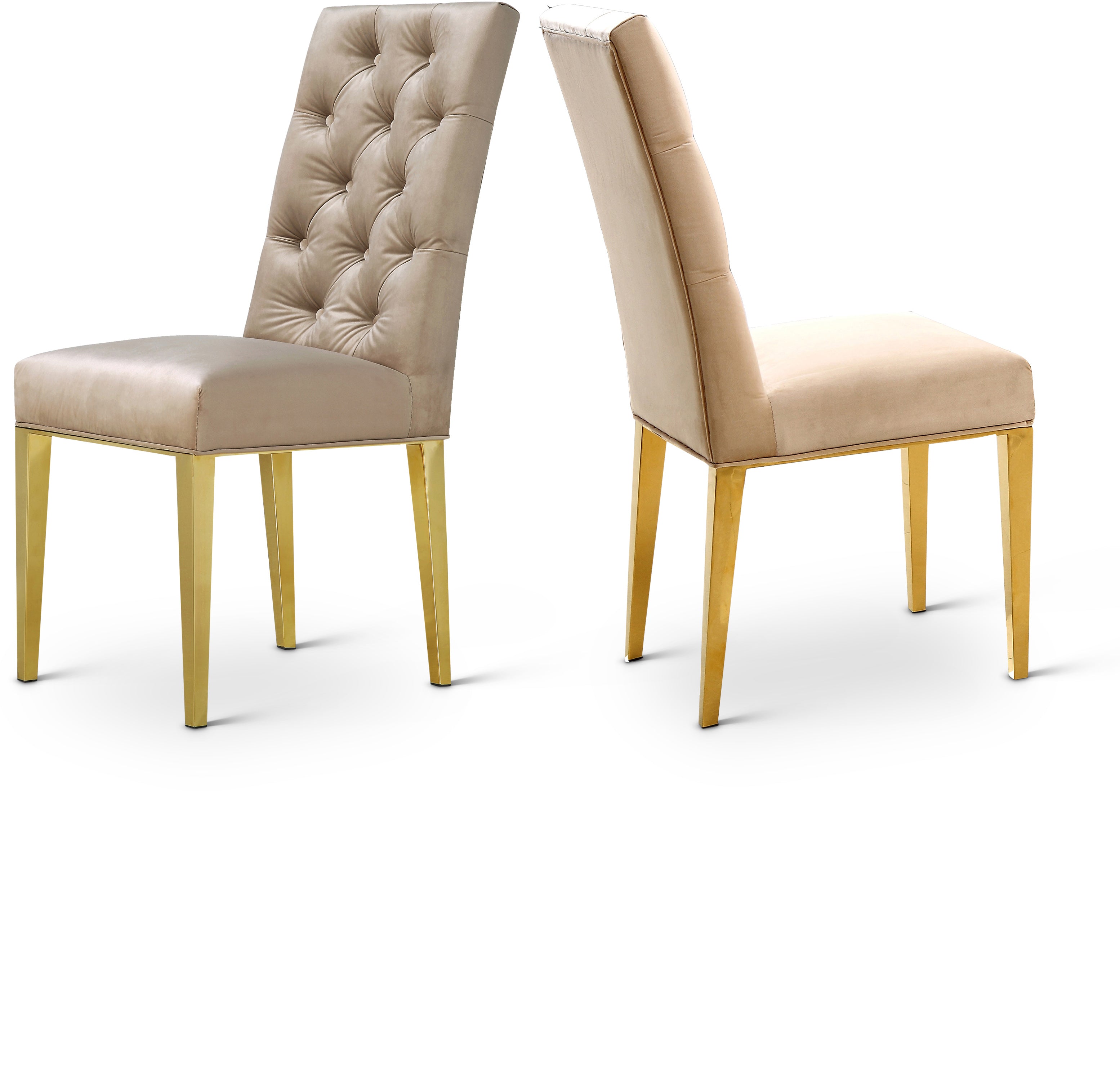 Capri Velvet Dining Chair, Set of 2