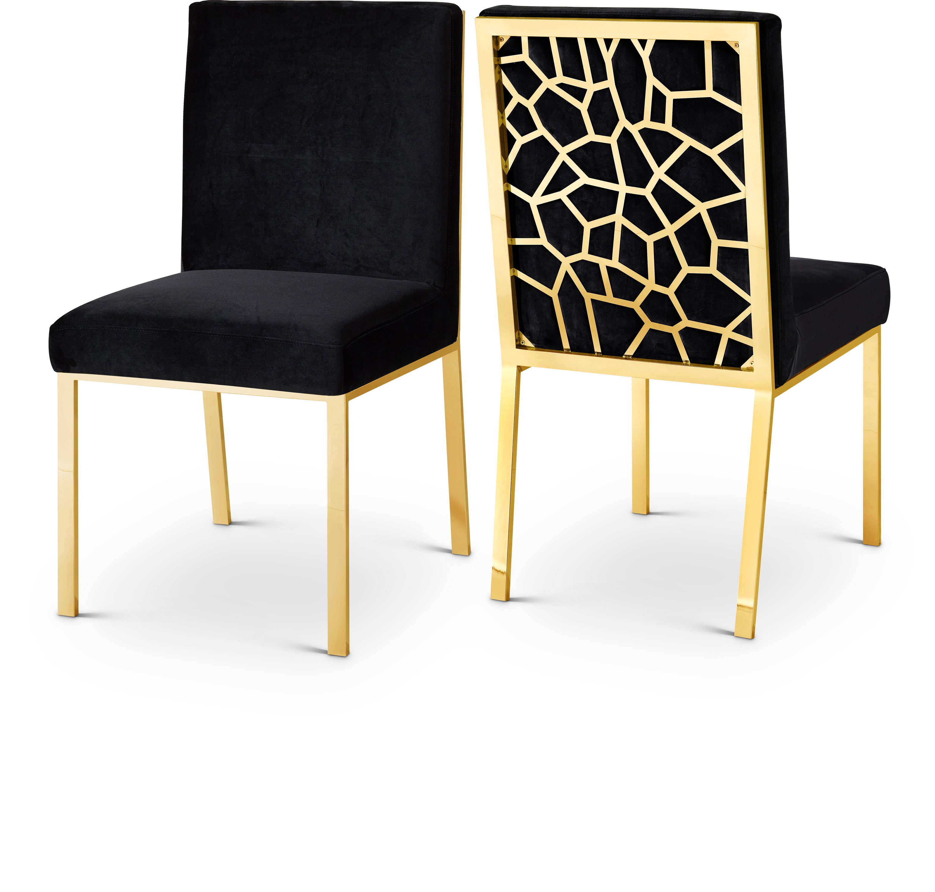 Opal Velvet Dining Chair, Set of 2