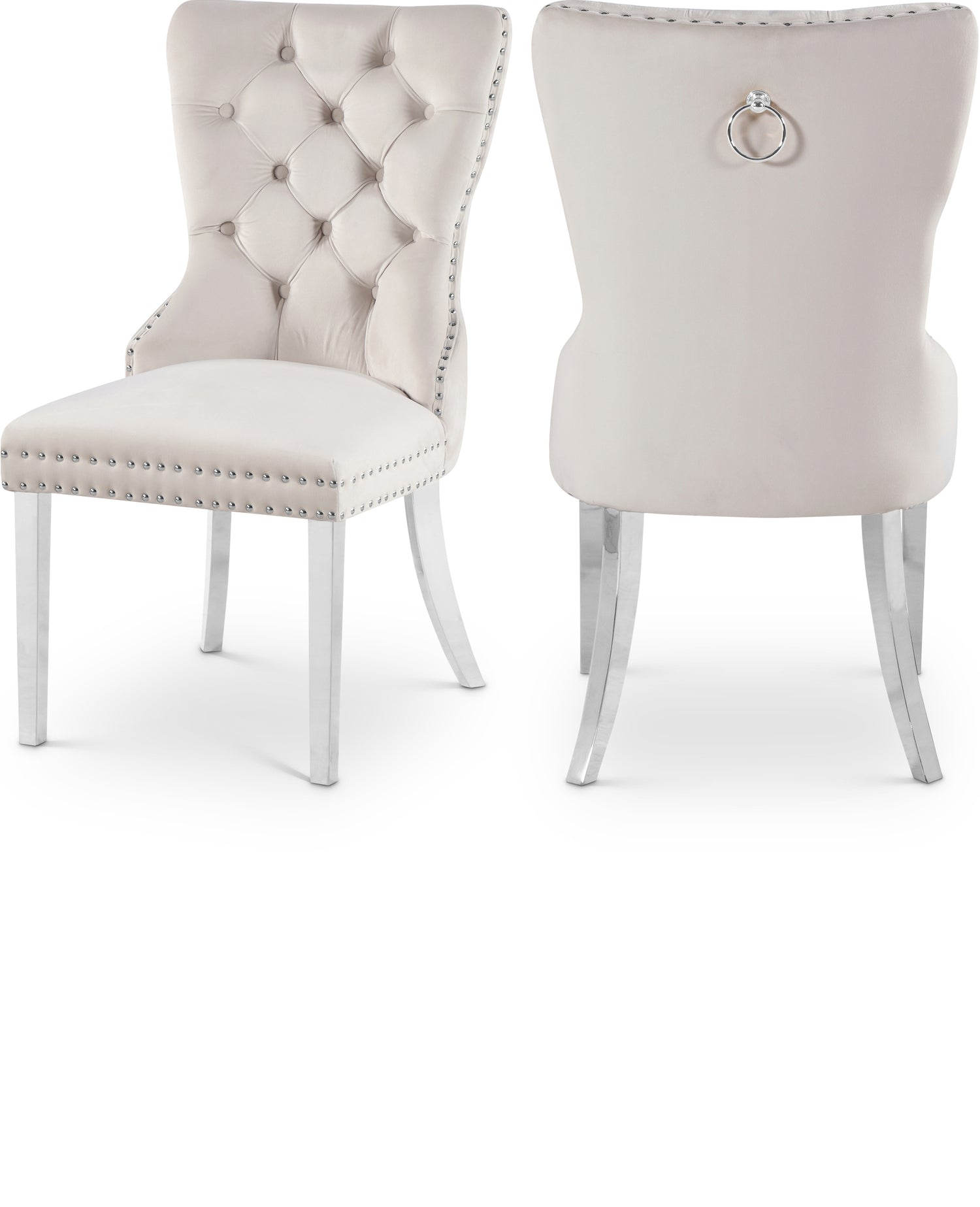 Carmen Velvet Dining Chair, Set of 2