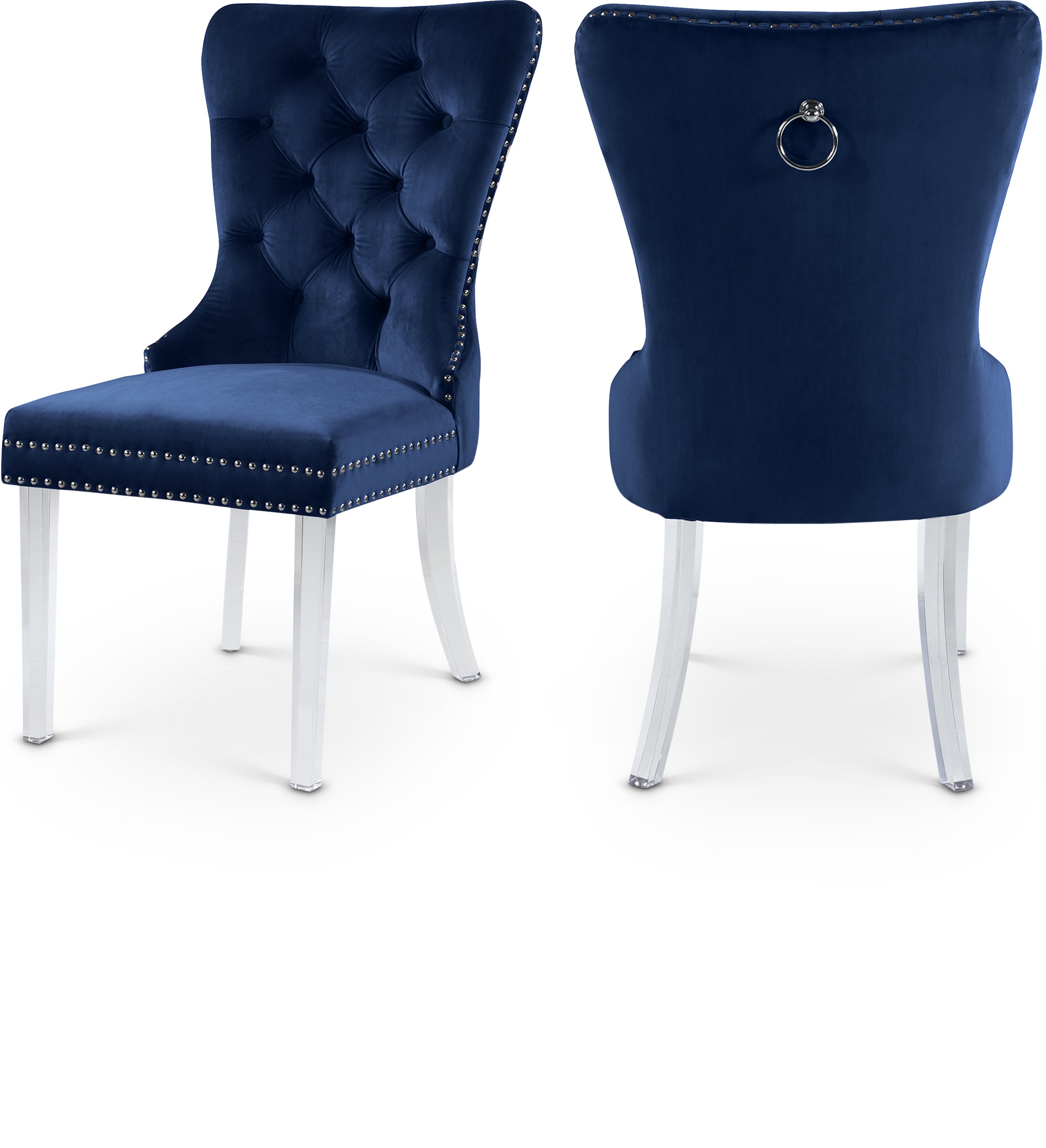 Miley Velvet Dining Chair, Set of 2