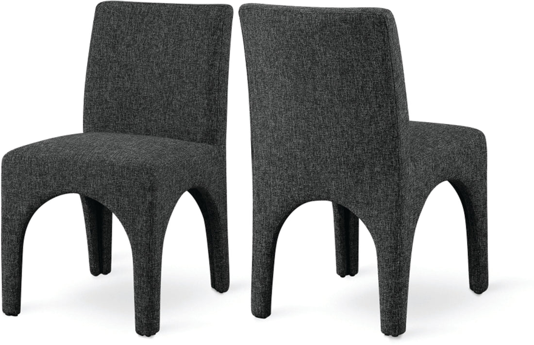 Gramercy Linen Textured Fabric Dining Chair, Set of 2