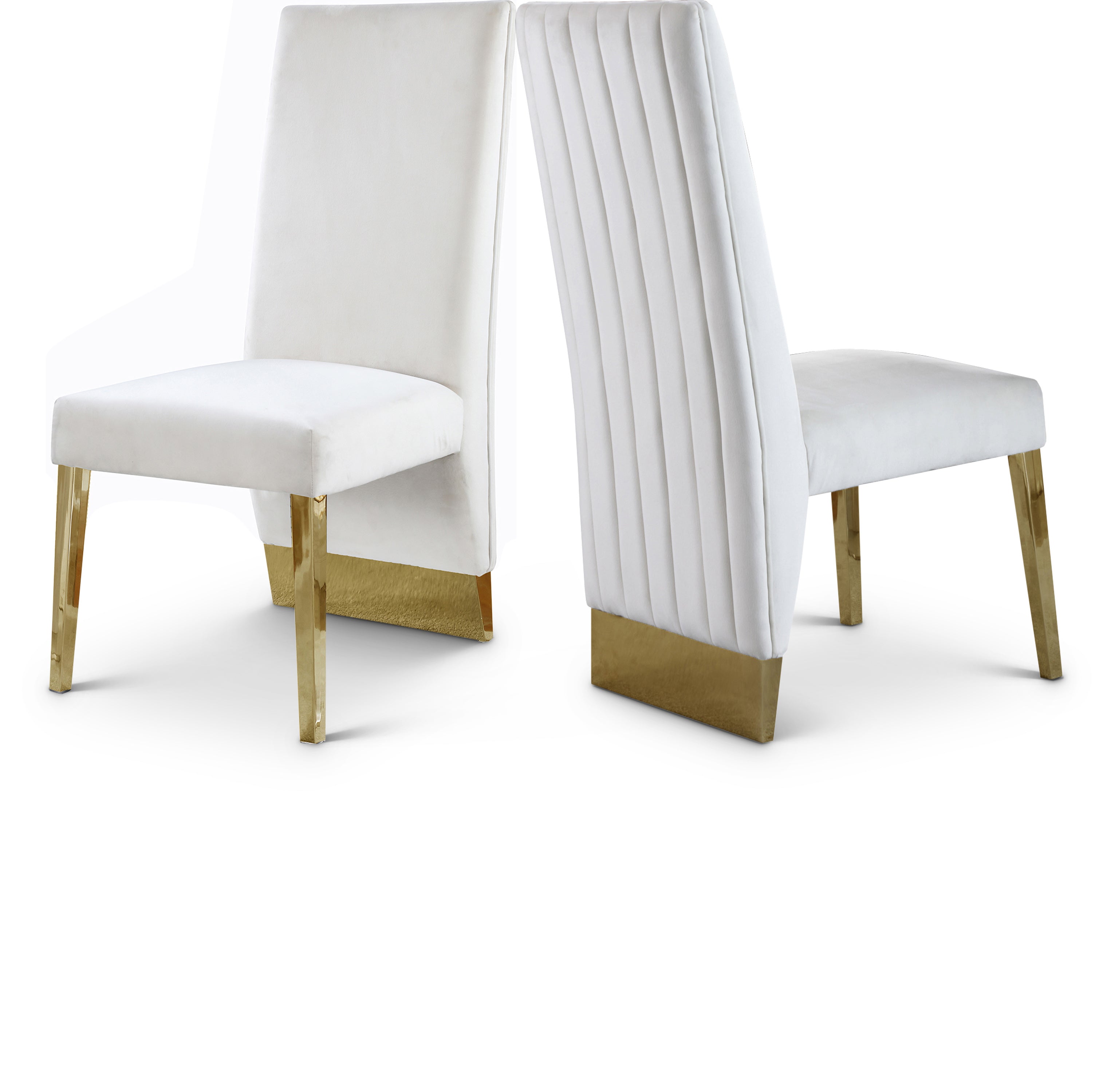 Porsha Velvet Dining Chair, Set of 2