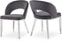 Roberto Velvet Dining Chair, Set of 1